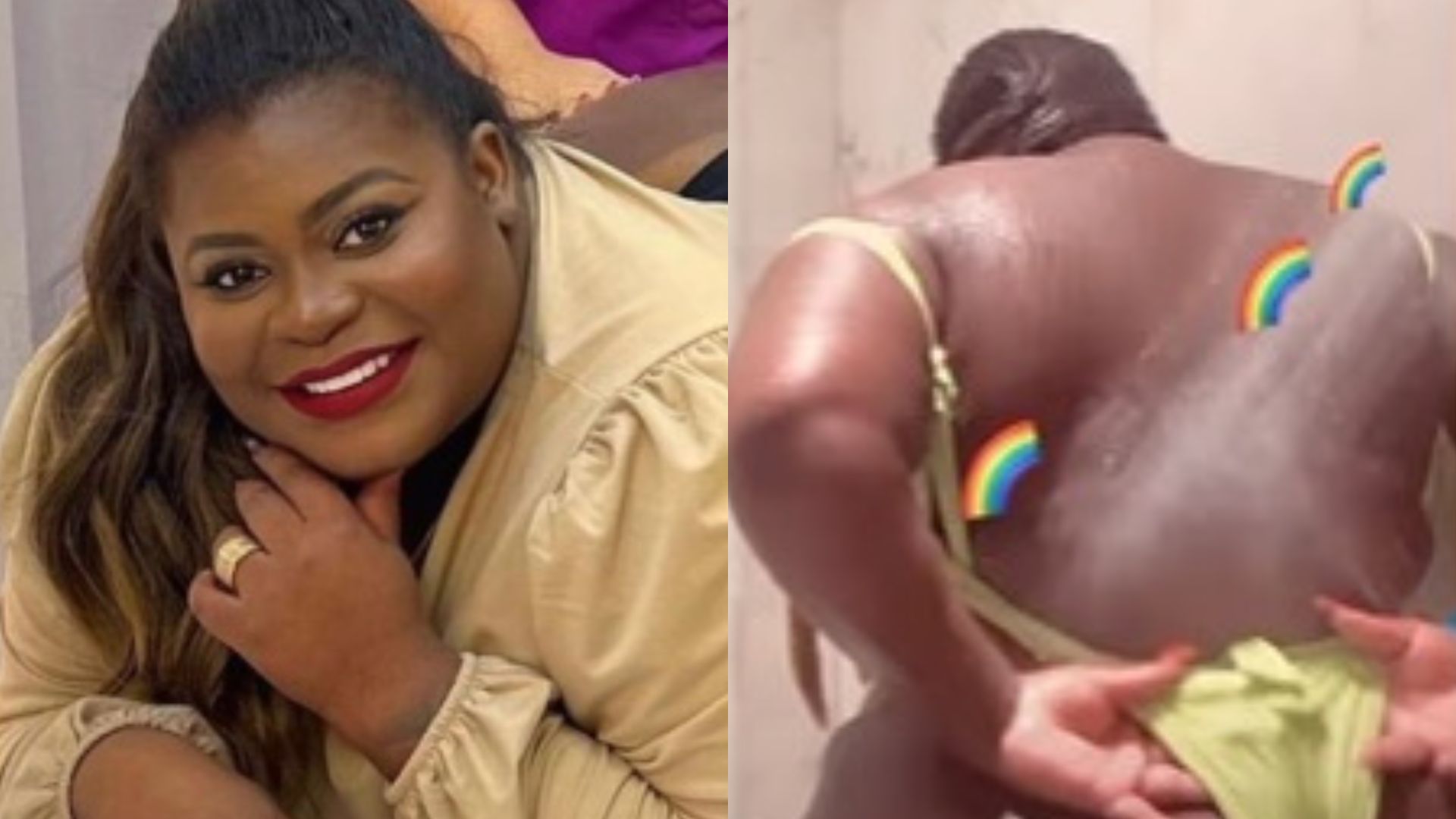 Jojo Todynho se filma no banho e intimidade quase escapa de maiô minúsculo