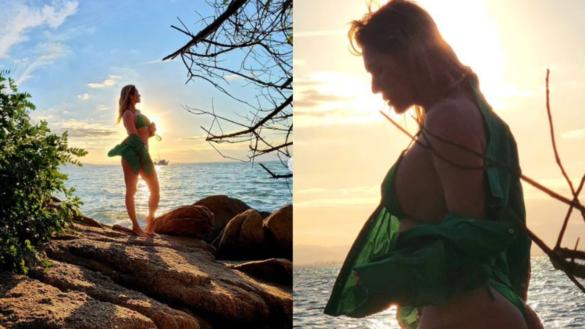 Ao completar 40 anos, Lívia Andrade empina bumbum com biquíni atolado: “Muito gostosa”