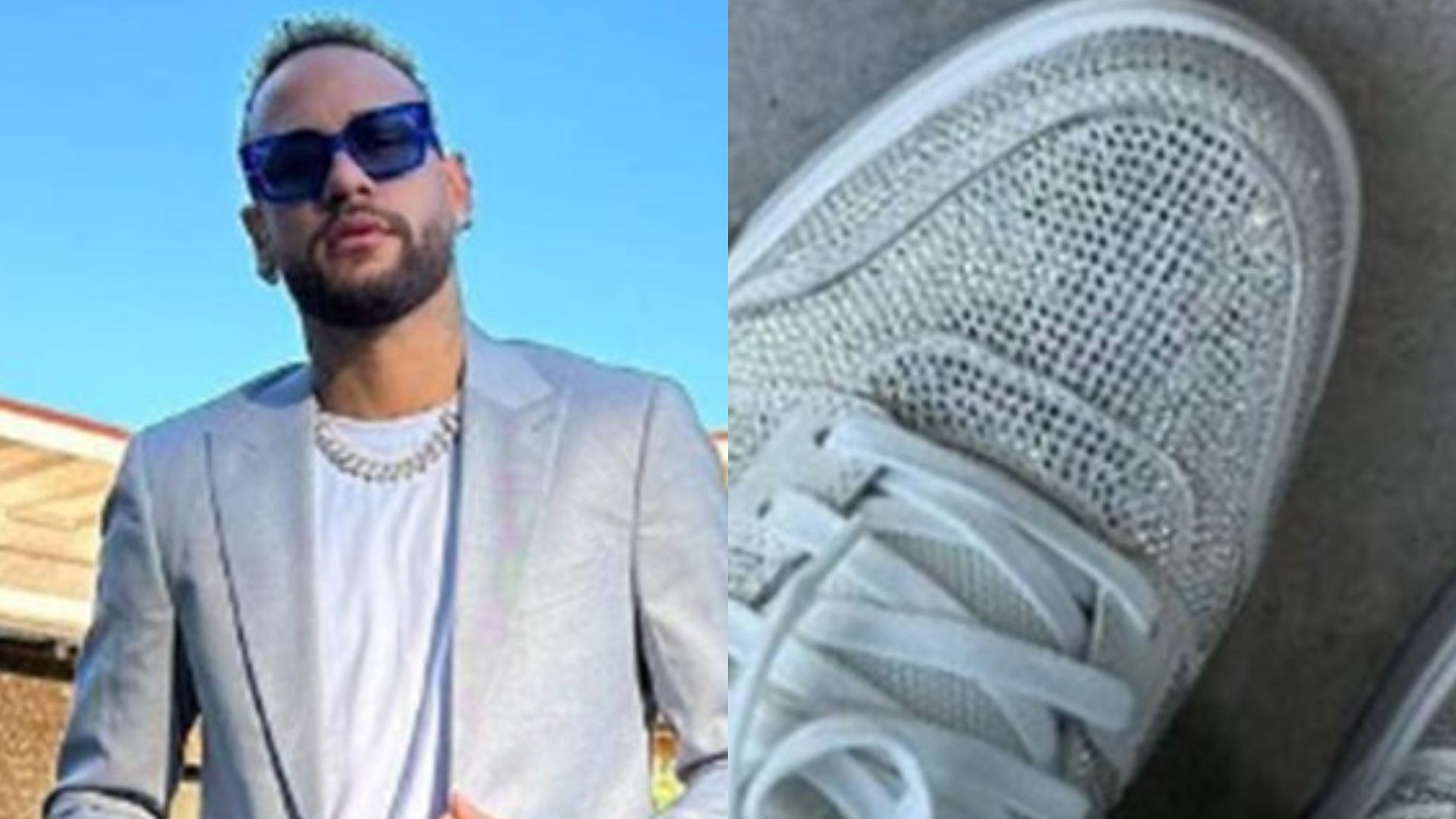 Neymar exibe look para chá revelação do segundo filho e detalhe chama atenção