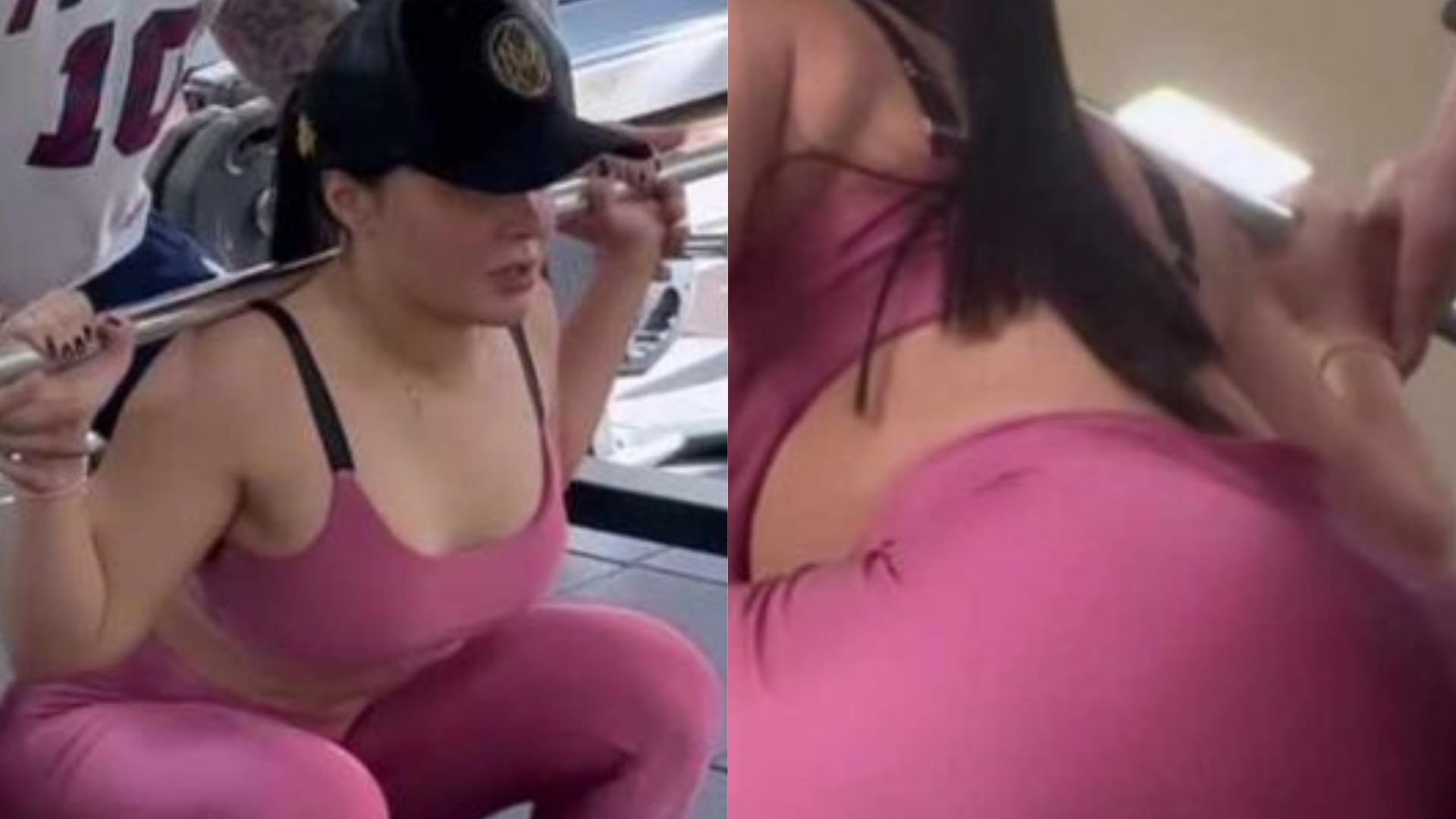 Sem calcinha, Maraisa agacha e marca intimidade em calça coladinha: “Que ângulo”