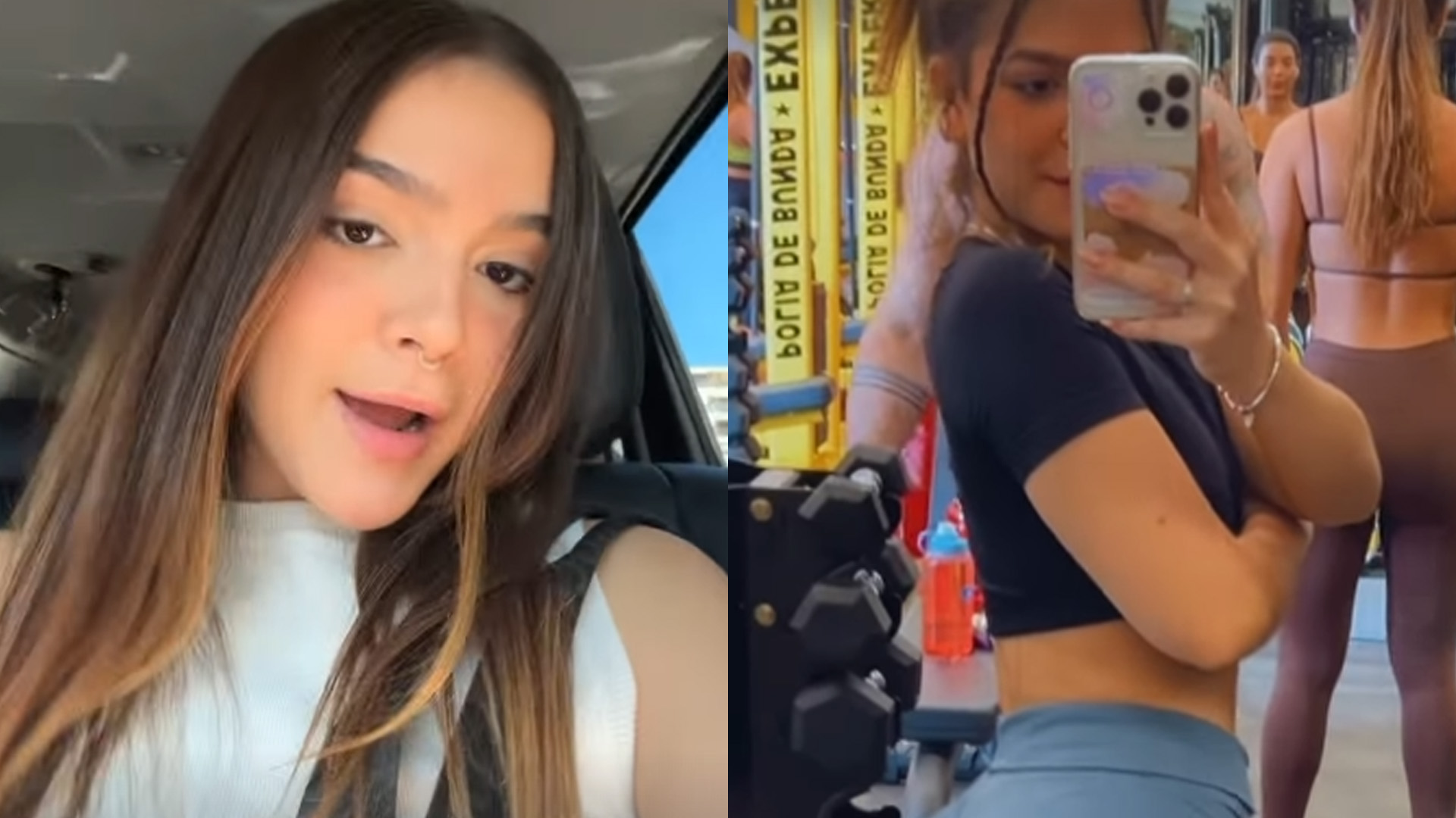 Mel Maia ignora polêmicas e empina popozão na academia: “Pega esse popote”