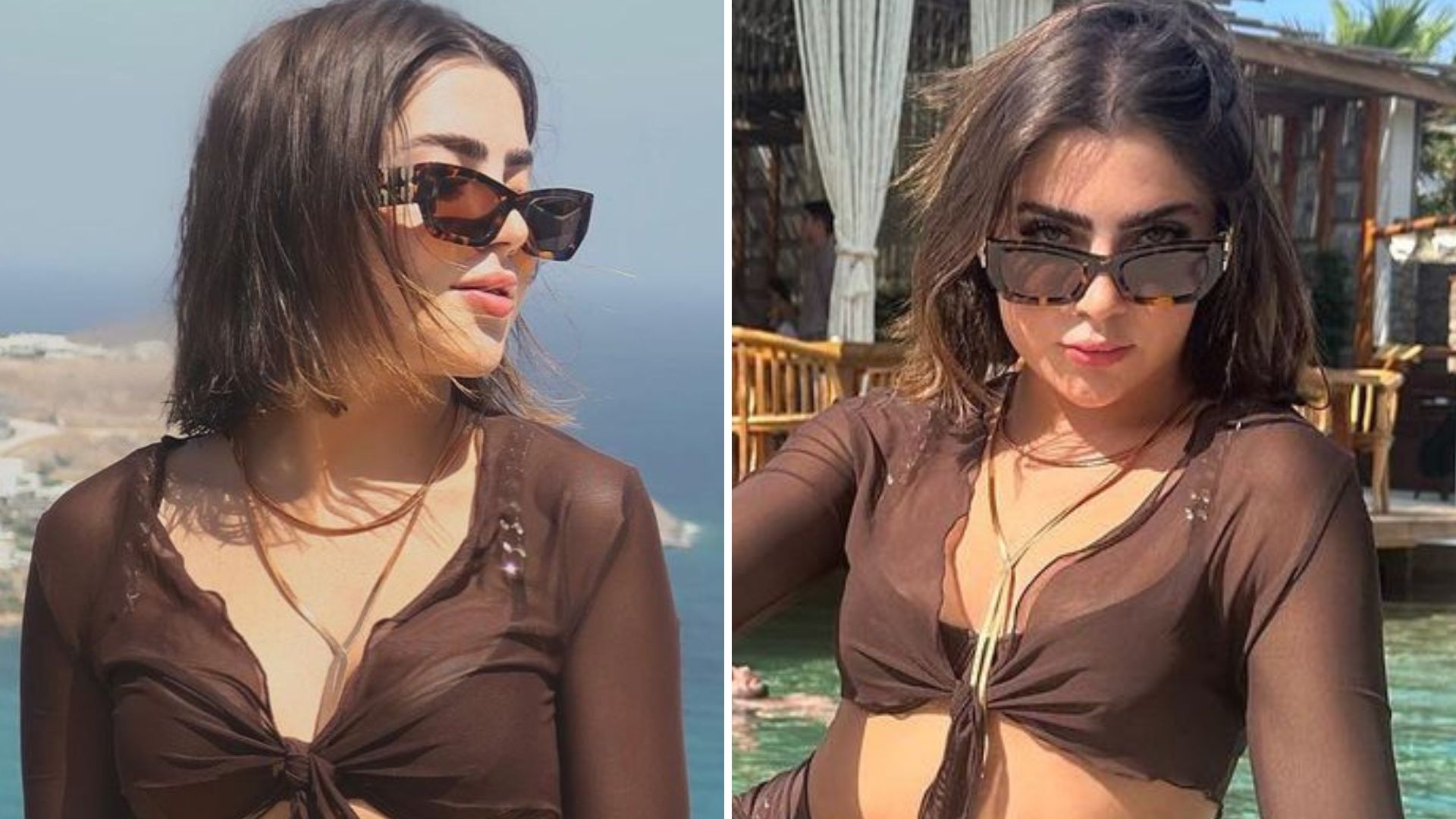 Na Grécia, Jade Picon exibe barriga chapadíssima de biquíni: “Como é gostosa”
