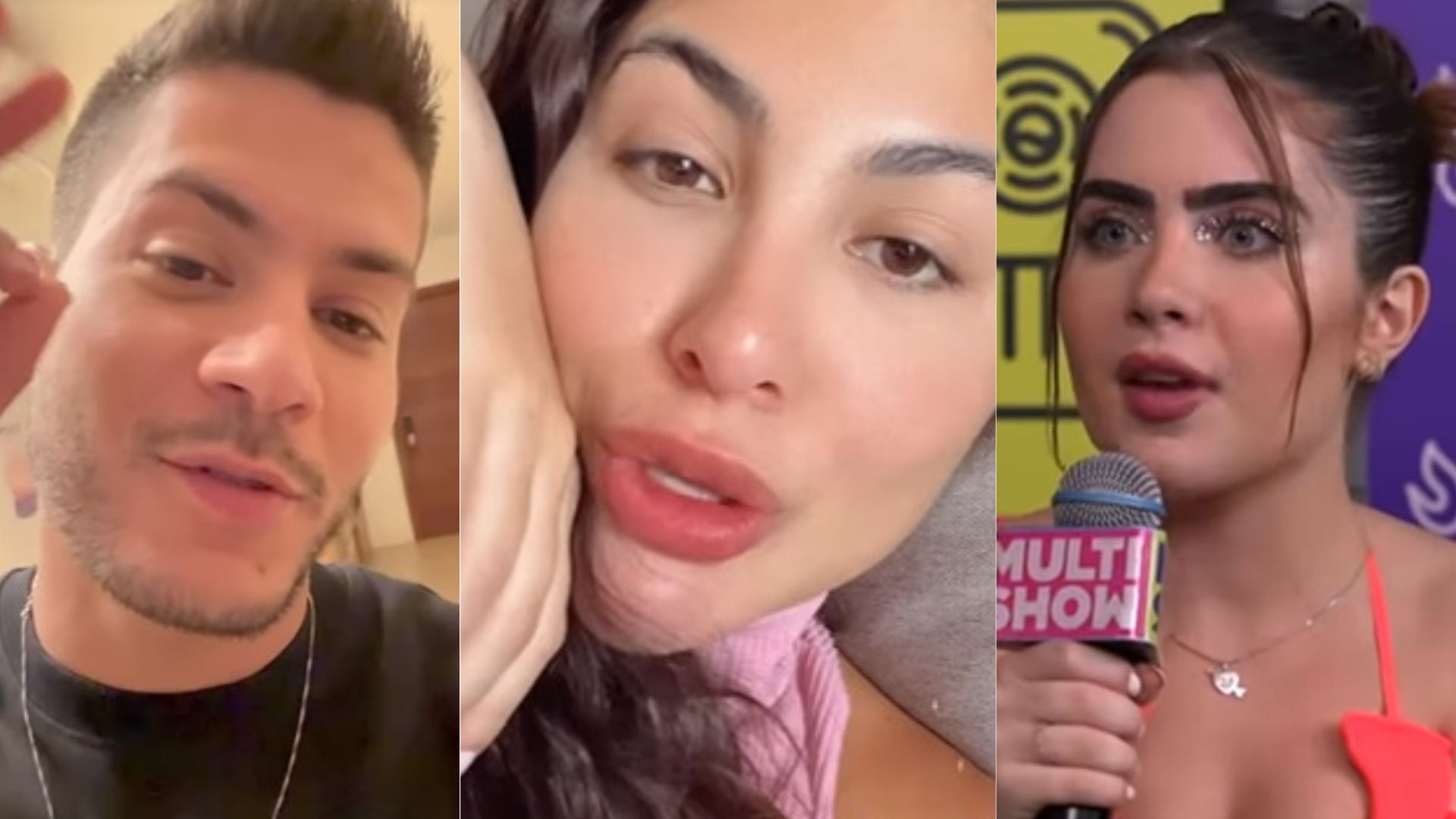 Namorada de Arthur Aguiar se pronuncia após polêmica envolvendo Jade Picon: “Fui eu”