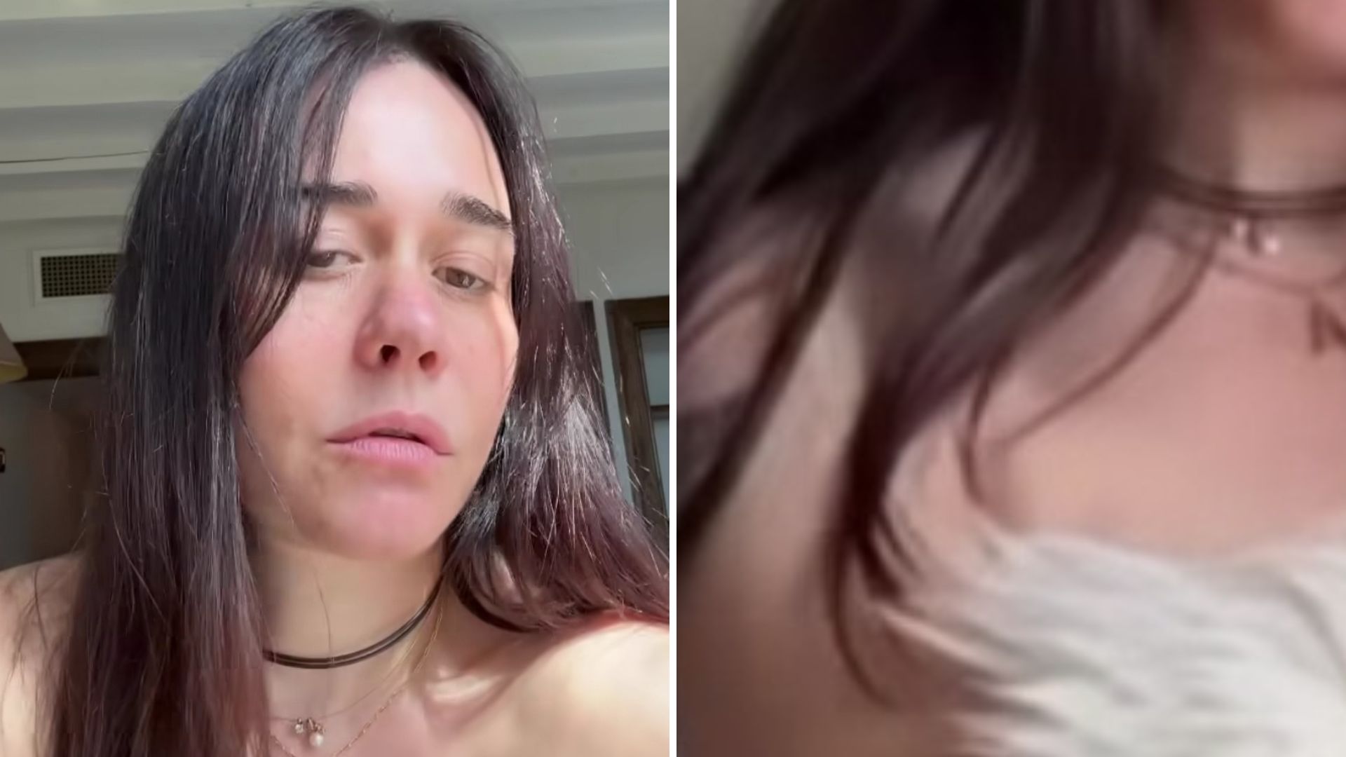 Nua, Alessandra Negrini sensualiza com travesseiro: “Motivo do colapso”