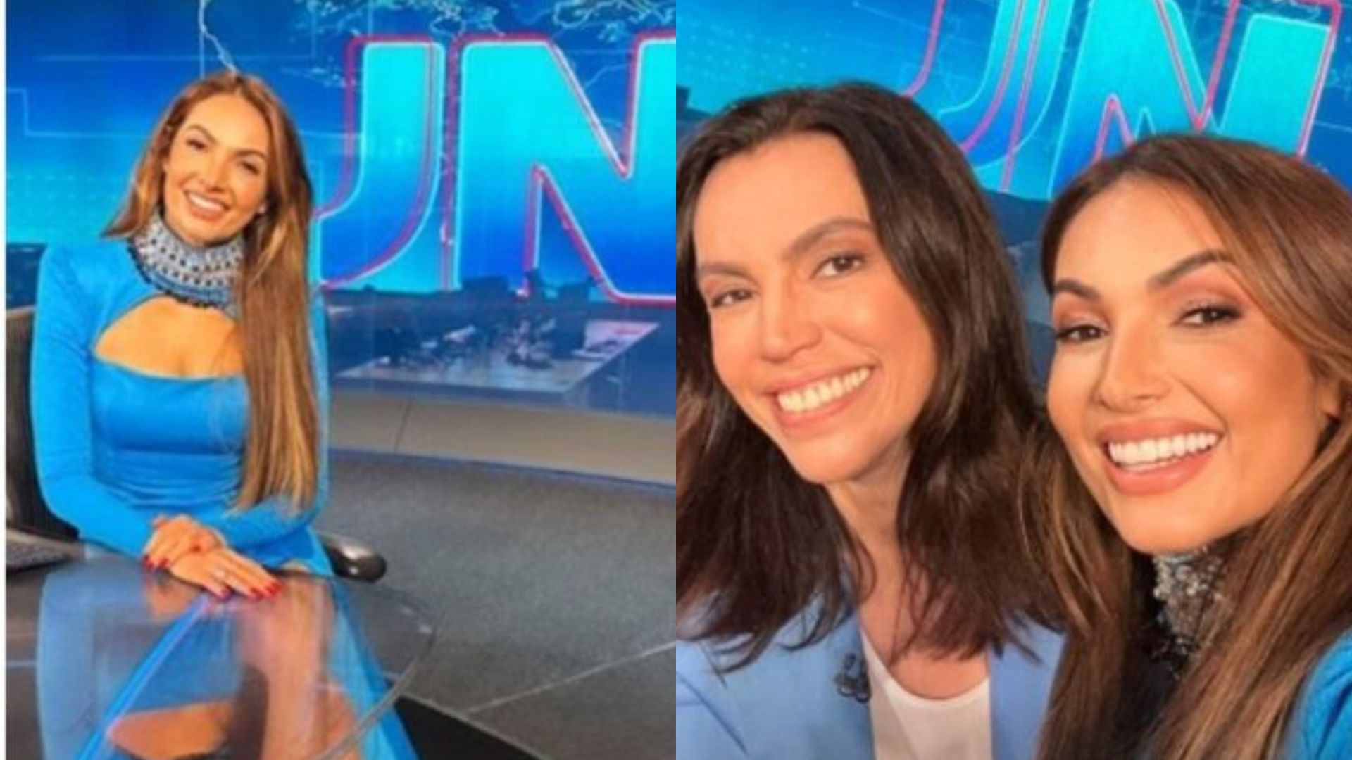 Patrícia Poeta causa espanto ao surgir na bancada do ‘Jornal Nacional’