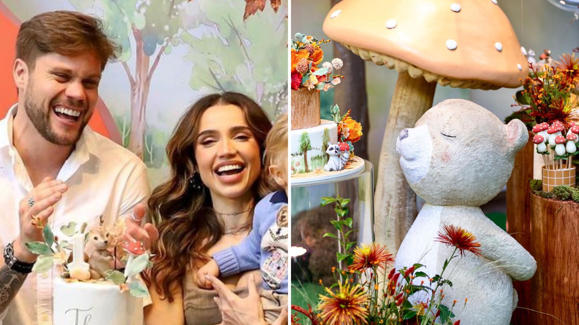 Paula Amorim e Breno Simões celebram 1 ano do filho com festão: “Sonho”