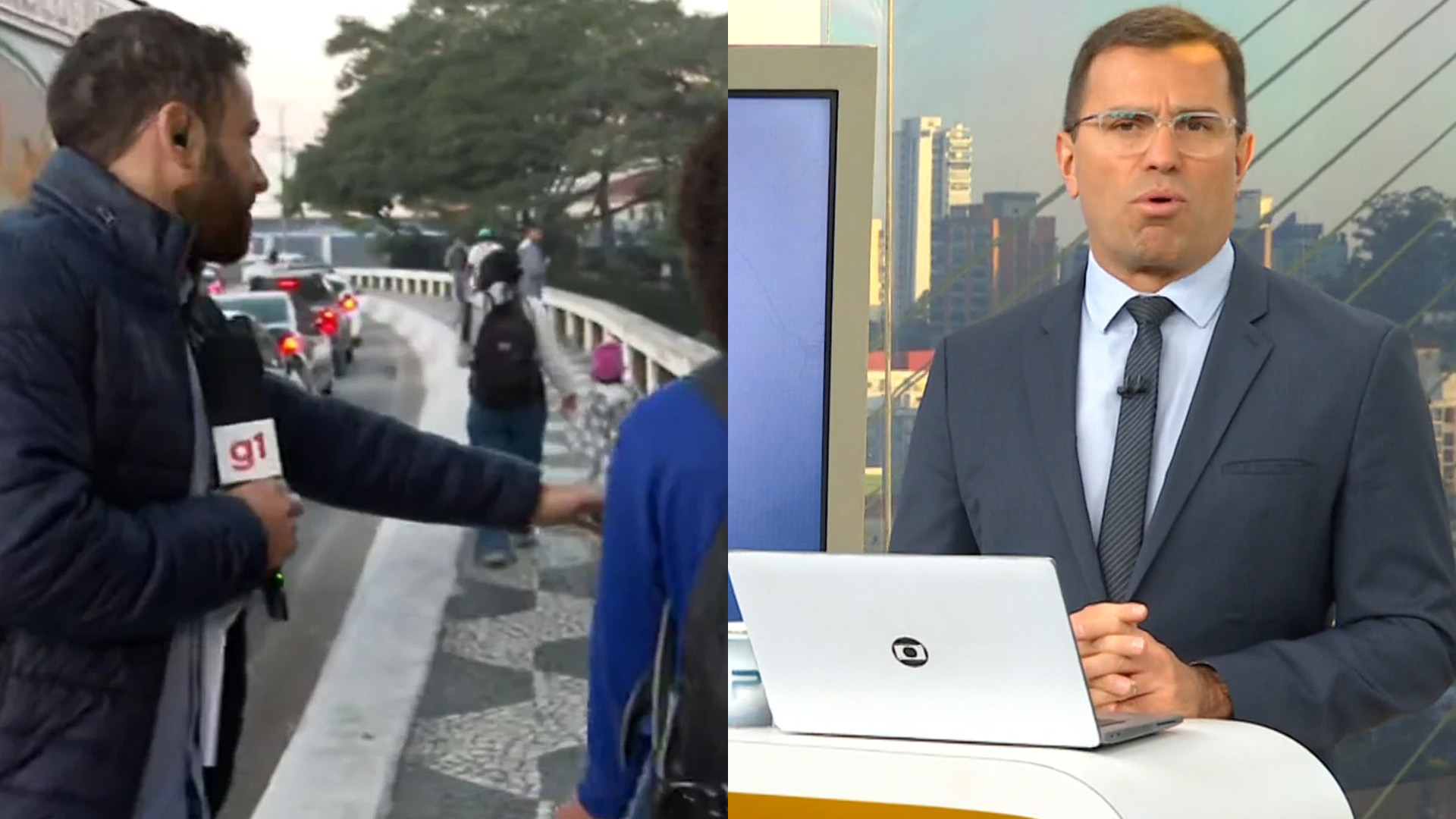 Que mico! Repórter da Globo é esnobado ao vivo: “Posso conversar rapidamente?”