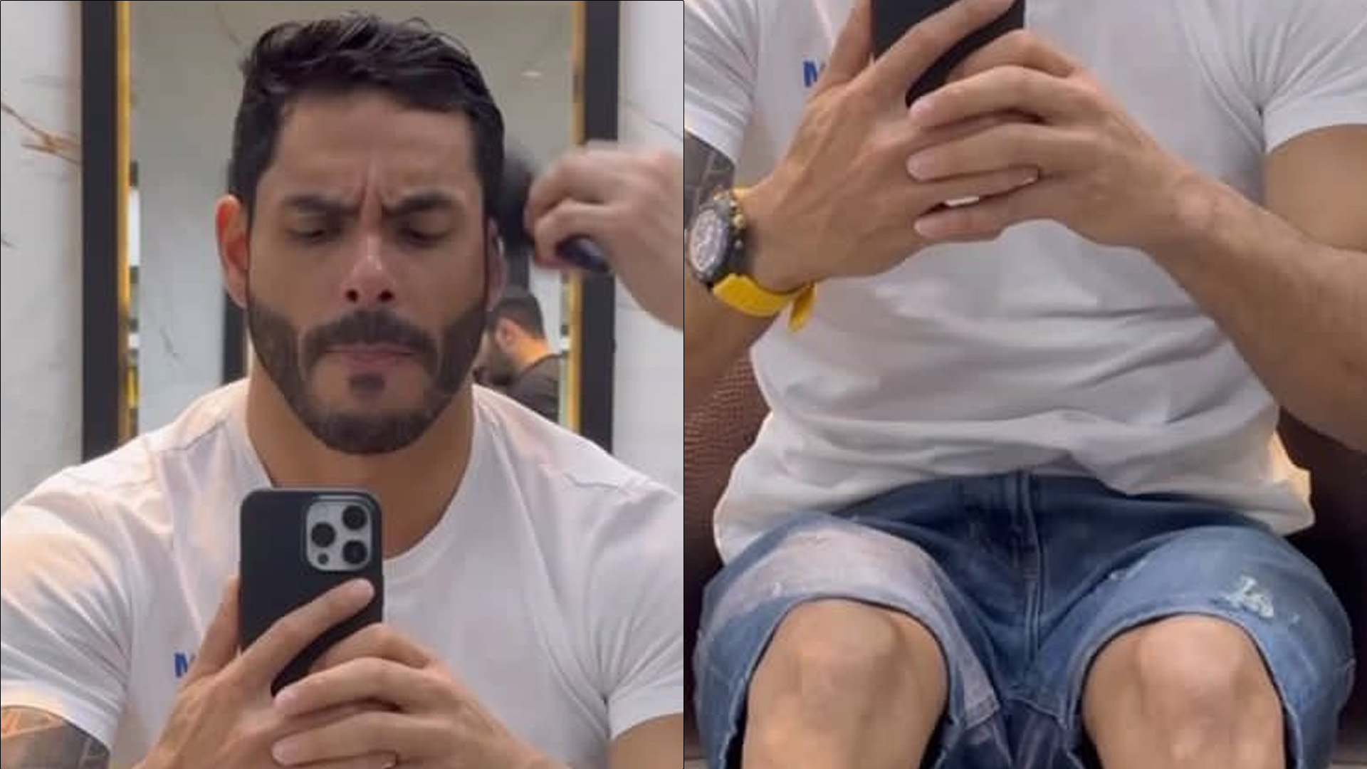 Saradão, ex-BBB Rodolffo vira piada ao mostrar pernas finas: “Achei que era montagem”