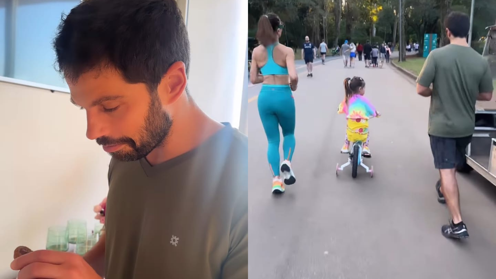 Mesmo separados, Sabrina Sato e Duda Nagle curtem dia em família juntinhos