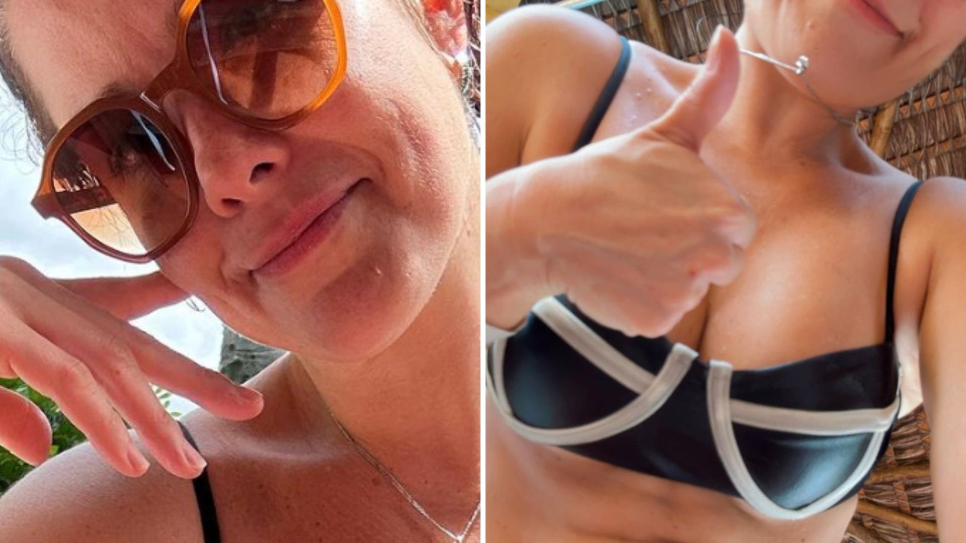Samara Felippo exibe dobrinhas em foto de biquíni: “Lidando com uma barriga flácida”