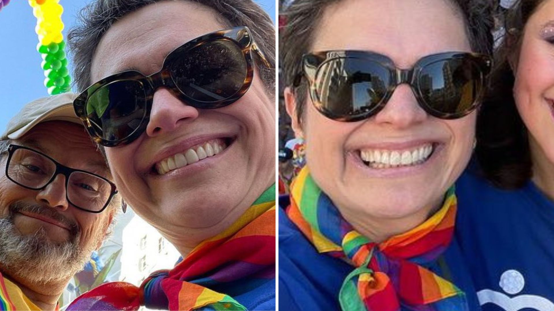 Filha de Sandra Annenberg e Ernesto Paglia leva os pais na Parada LGBT+: “Sem medo”