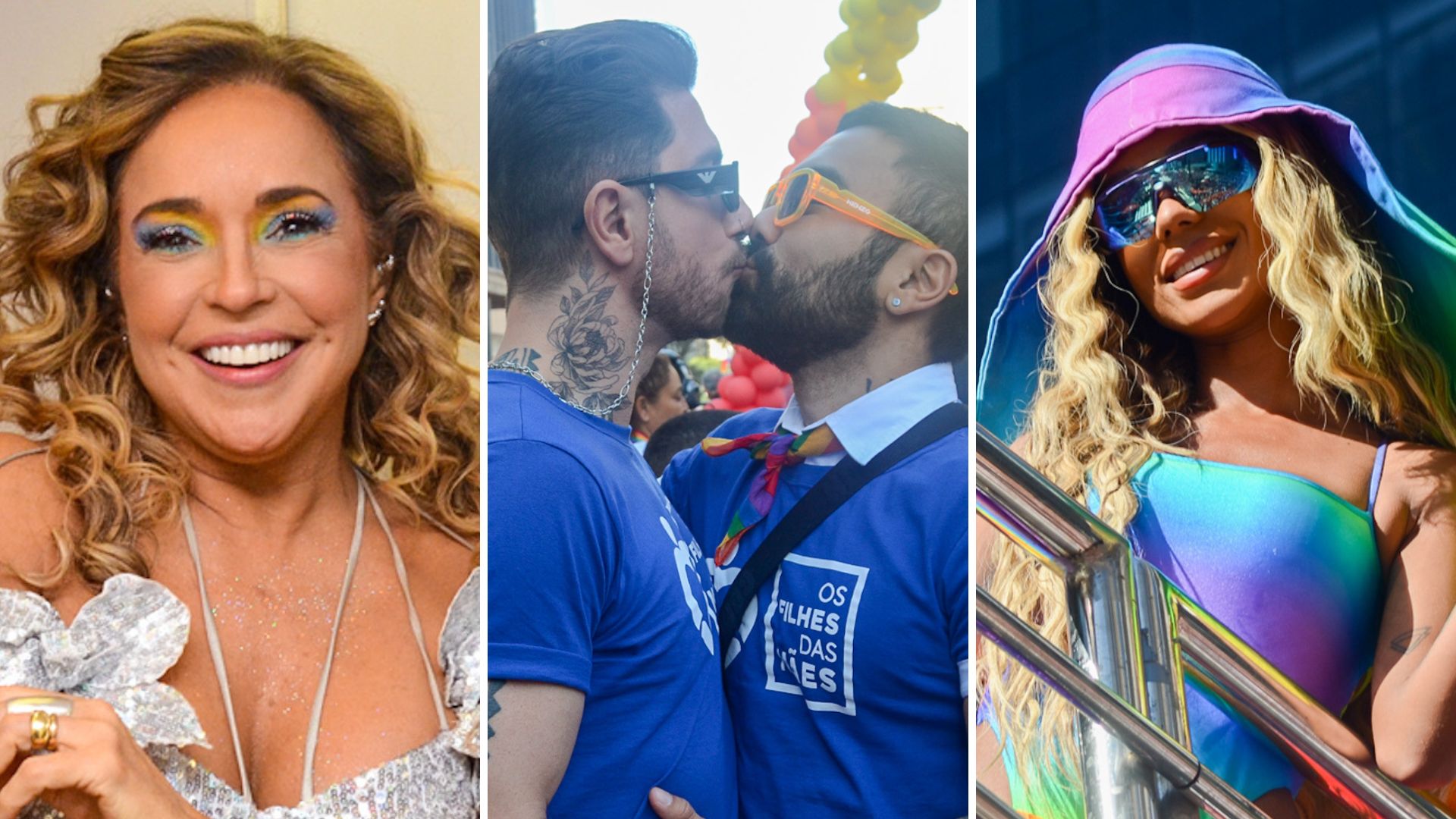 Só amor! Famosos marcam presença em Parada do Orgulho LGBTQIA+ em São Paulo