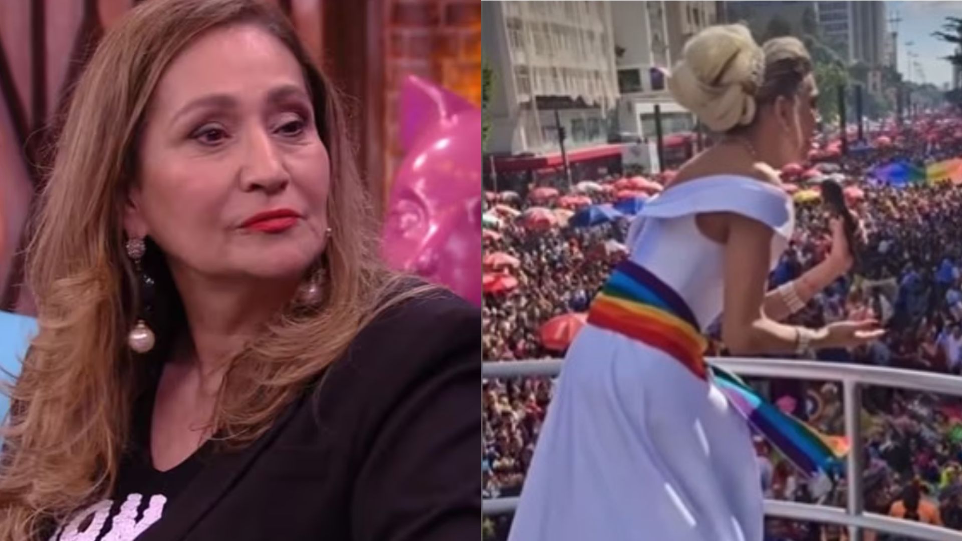 Sonia Abrão divide opiniões ao exaltar Léo Áquilla na Parada LGBT+: “Não força”