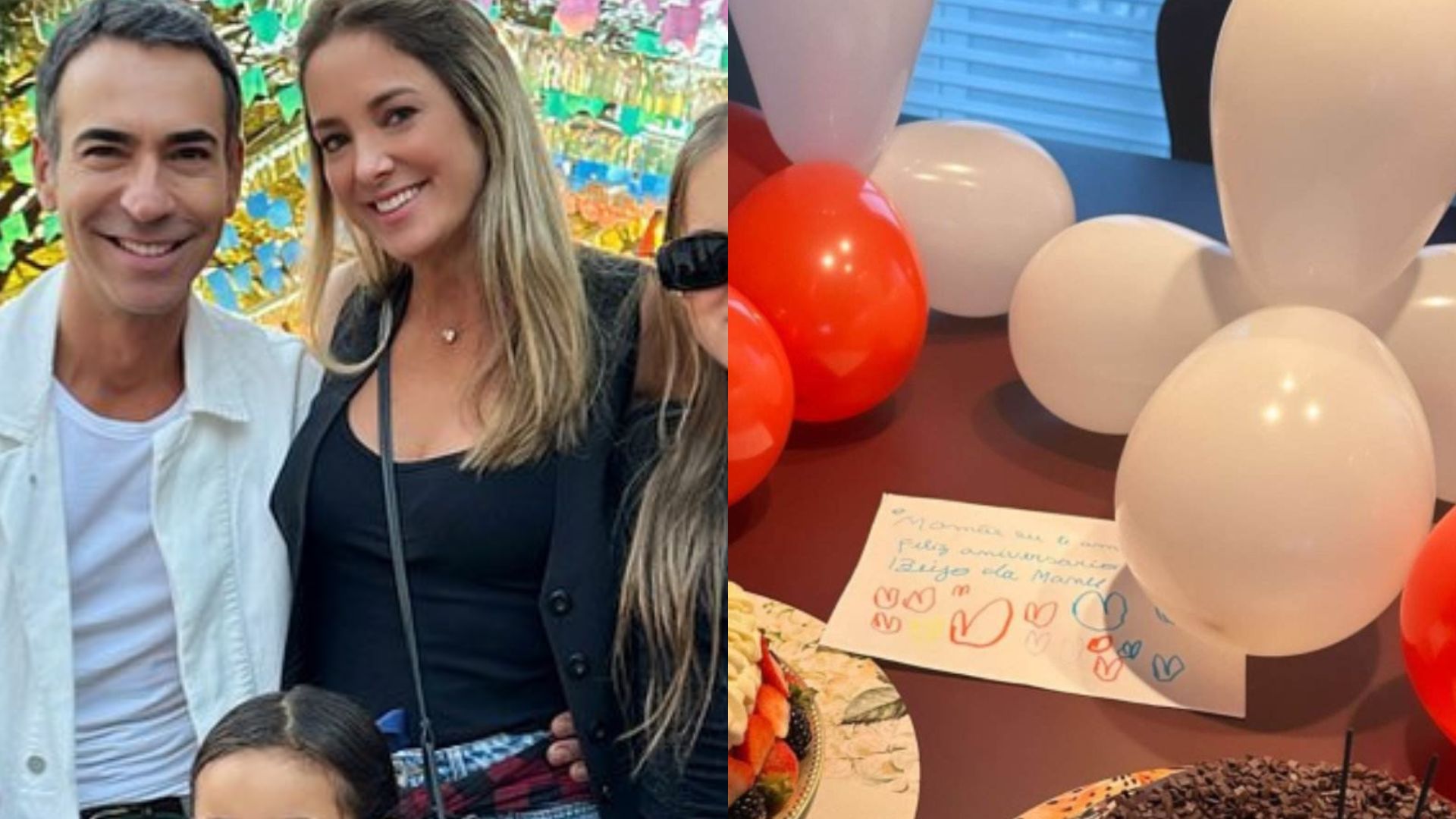 Uau! Ticiane Pinheiro ganha surpresa das filhas em aniversário de 47 anos: “Mamãe”