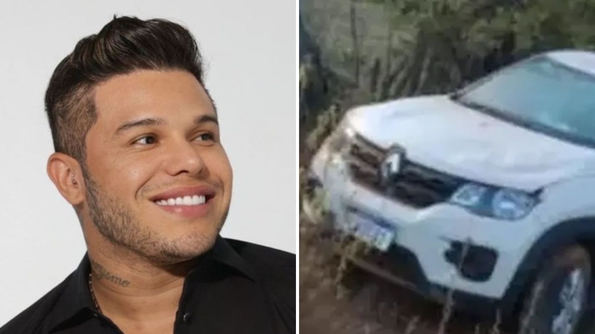 Tierry perde controle e capota carro em estrada: “Não houve feridos”