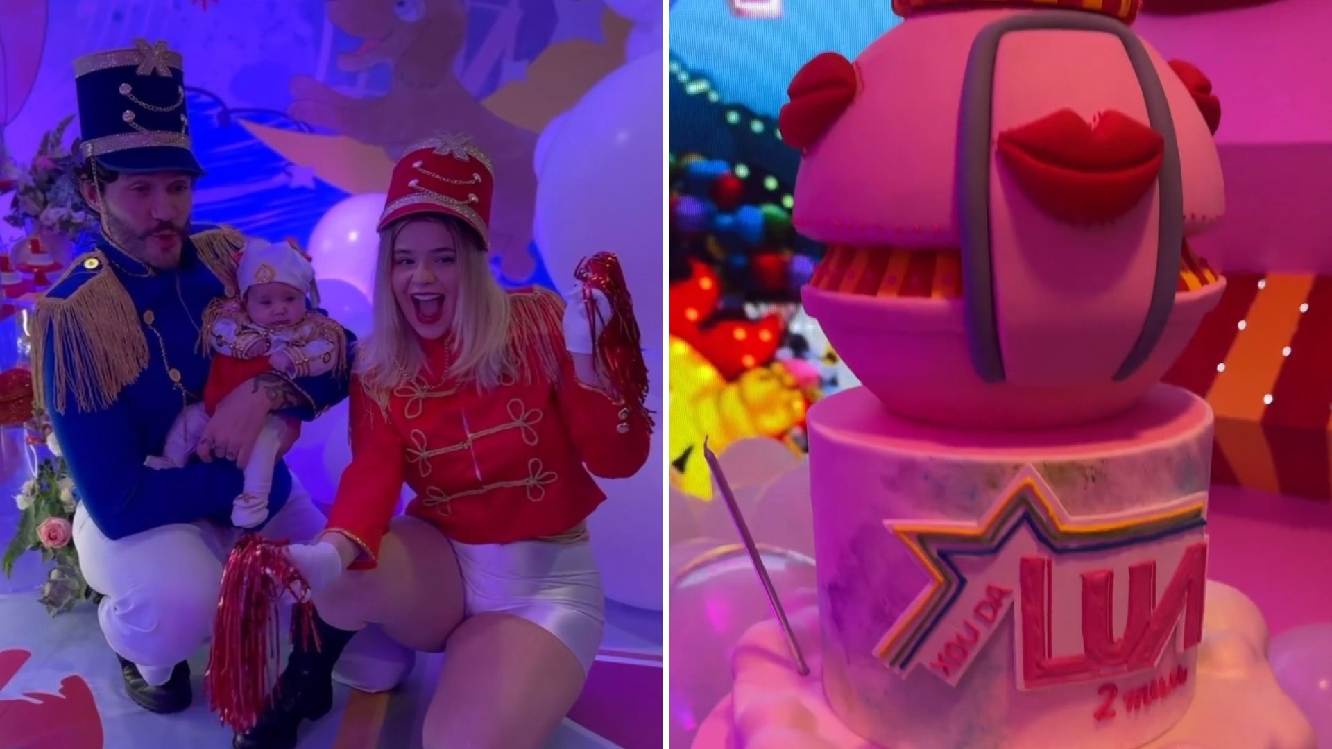 Viih Tube e Eliezer fazem mesversário da filha inspirado na Xuxa: “Pura alegria”