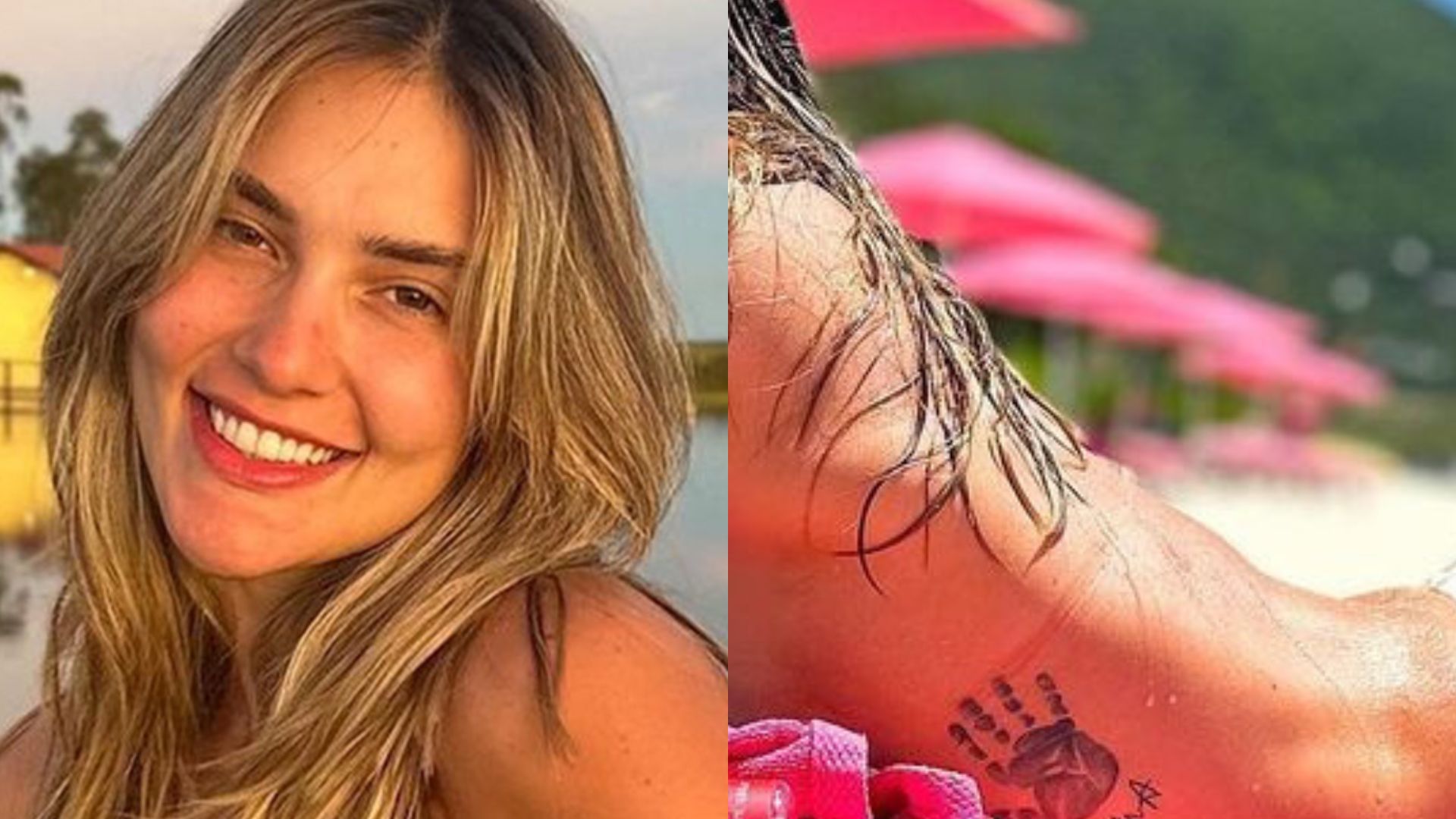 Virginia Fonseca arranca parte de cima do biquíni e exibe tatuagens íntimas: “Deusa”