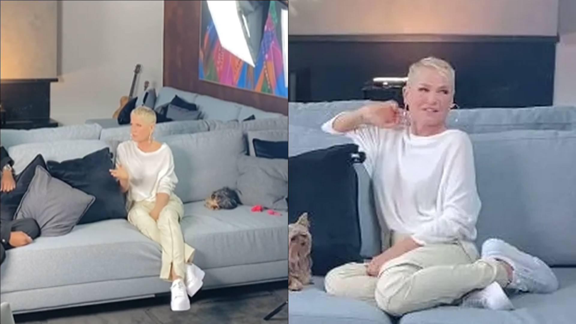 Xuxa Meneghel apresenta sala gigantesca da nova mansão de luxo: “Chique demais”