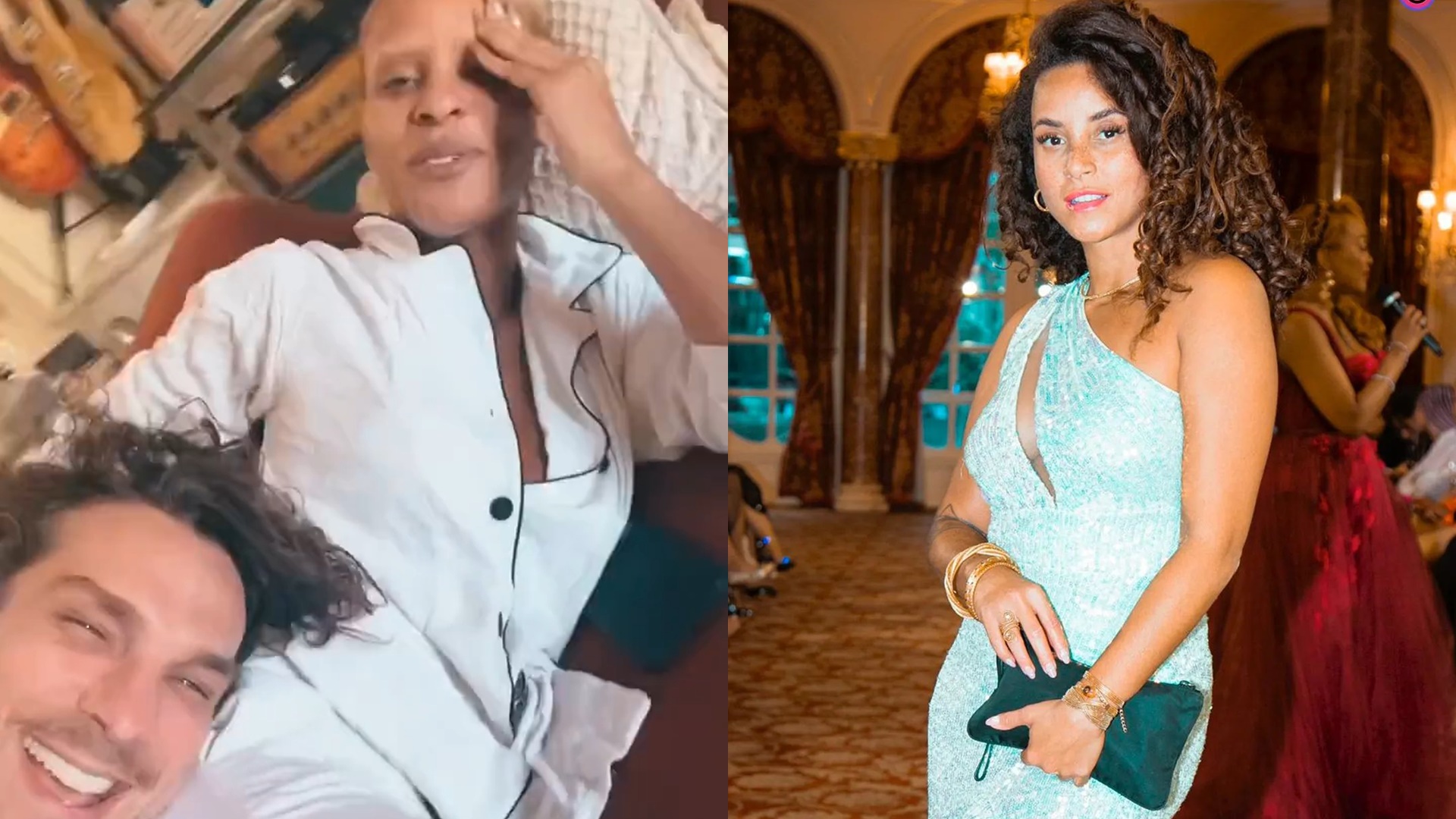 Gente? Aline Wirley e o marido debocham de festival que Domitila Barros está participando