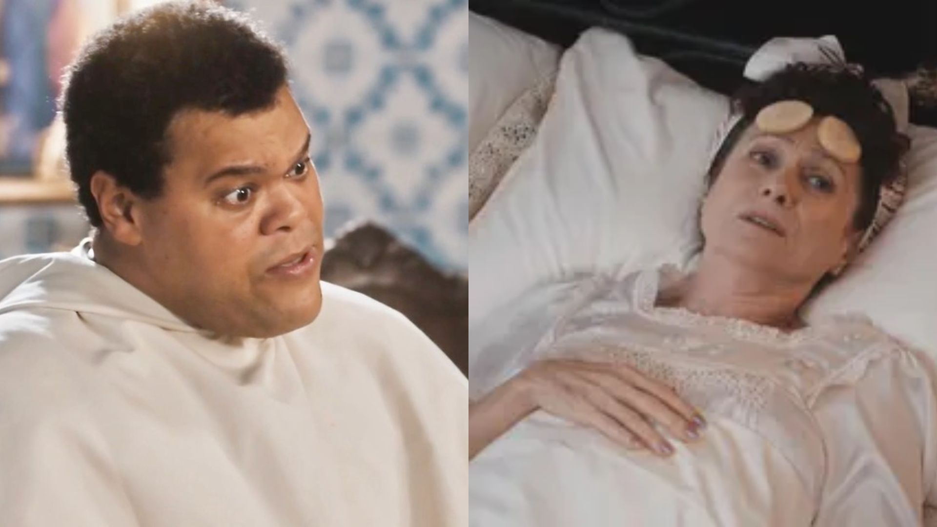 Amor Perfeito: Frei Severo desmascara Cândida e não ajuda com trapaça: “Quantas vezes?”