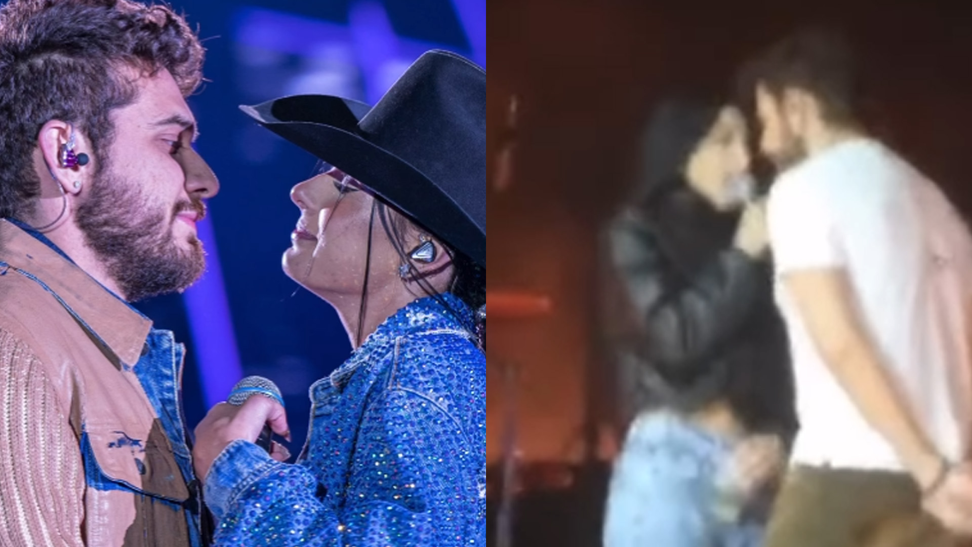 Ana Castela e Gustavo Mioto se beijam em público pela primeira vez: “Fofos”