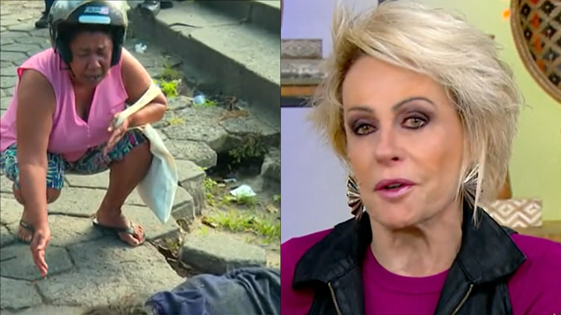 ‘Mais Você’ exibe imagens fortes após assalto e deixa Ana Maria emocionada: “Realidade”