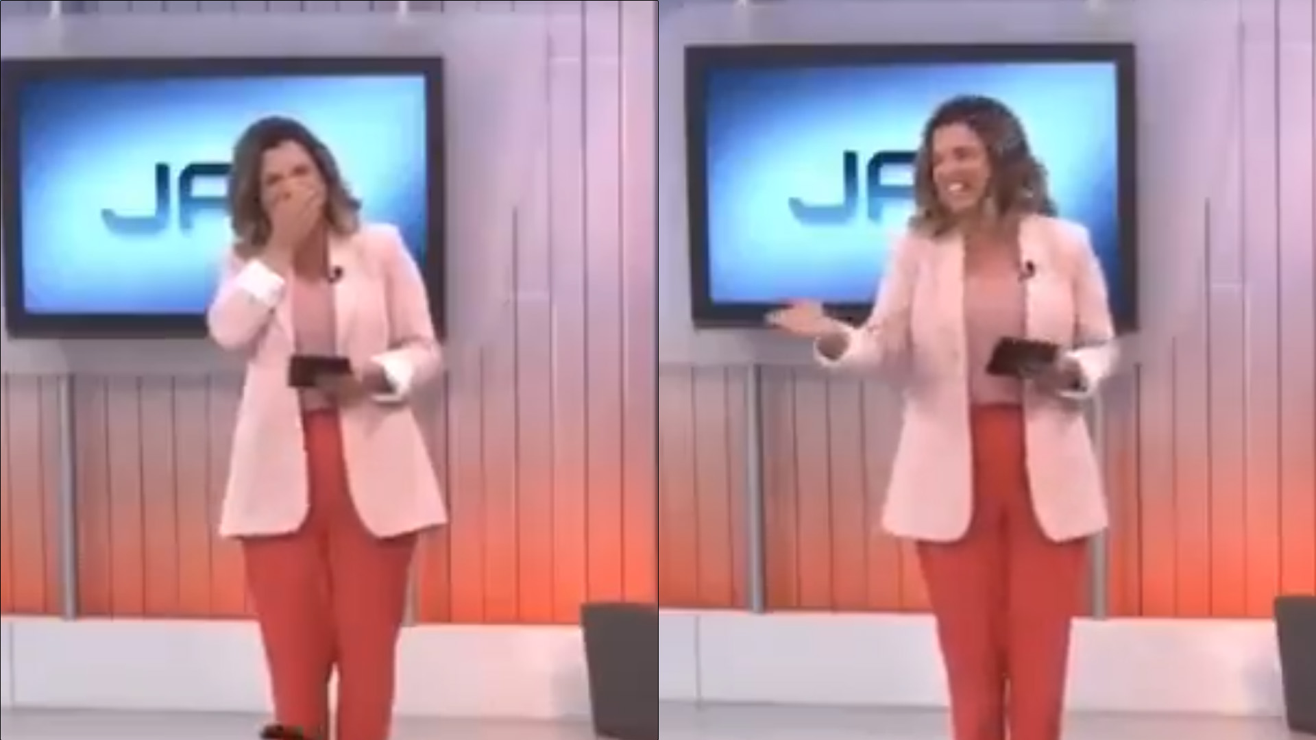 Ao vivo, animal invade estúdio da Globo e apresentadora fica desconcertada: “Gente, perdão”