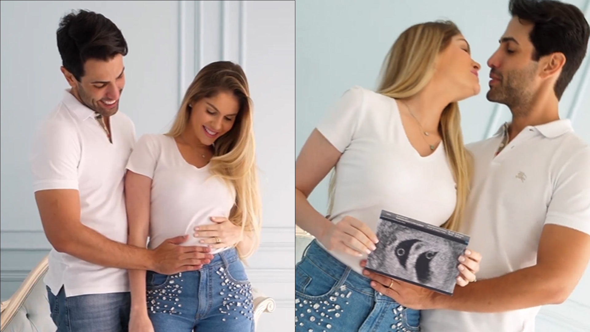 Bárbara Evans anuncia gravidez de gêmeos e revela sexo dos bebês: “Família aumentando”