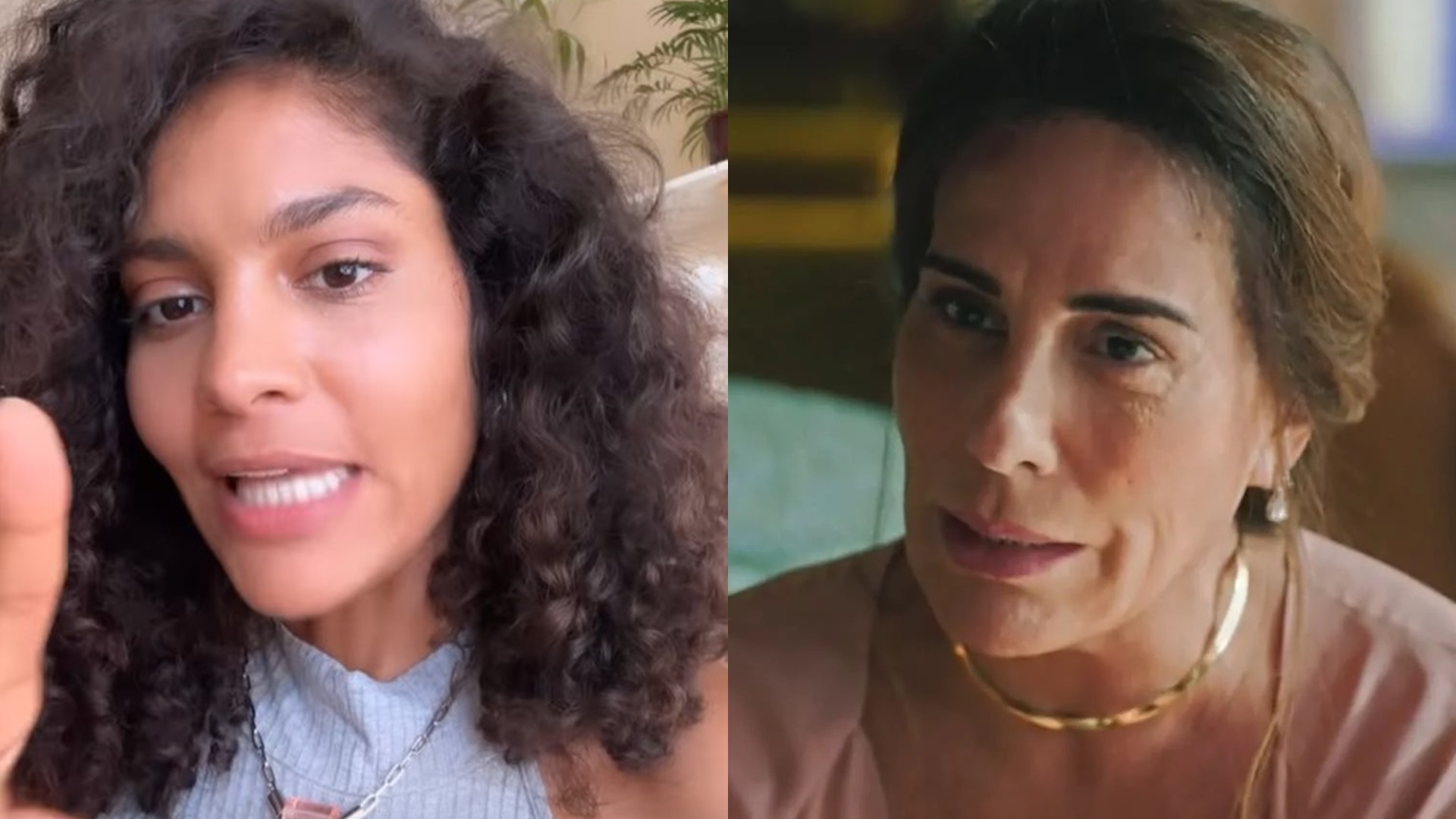 Bárbara Reis expõe climão com Glória Pires em novela: “Não consigo olhar no olho”