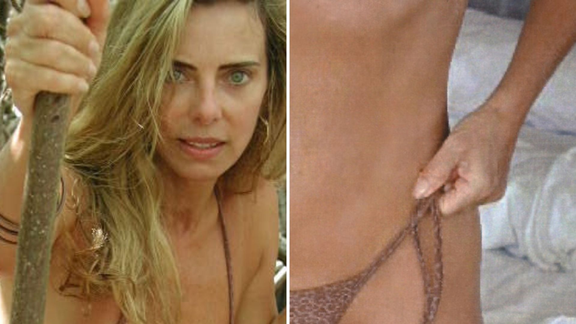 Bruna Lombardi posa de biquíni e deixa piercing à mostra: “Rainha da beleza”
