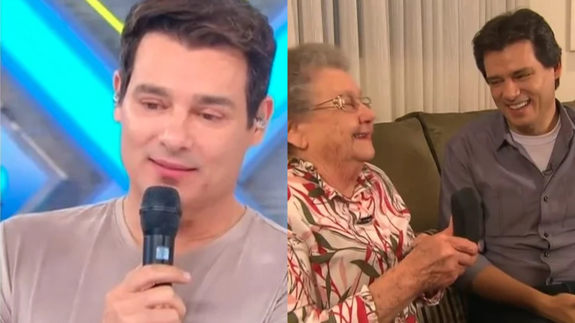 Celso Portiolli interrompe programa e vai às lágrimas com morte de Palmirinha: “Triste”