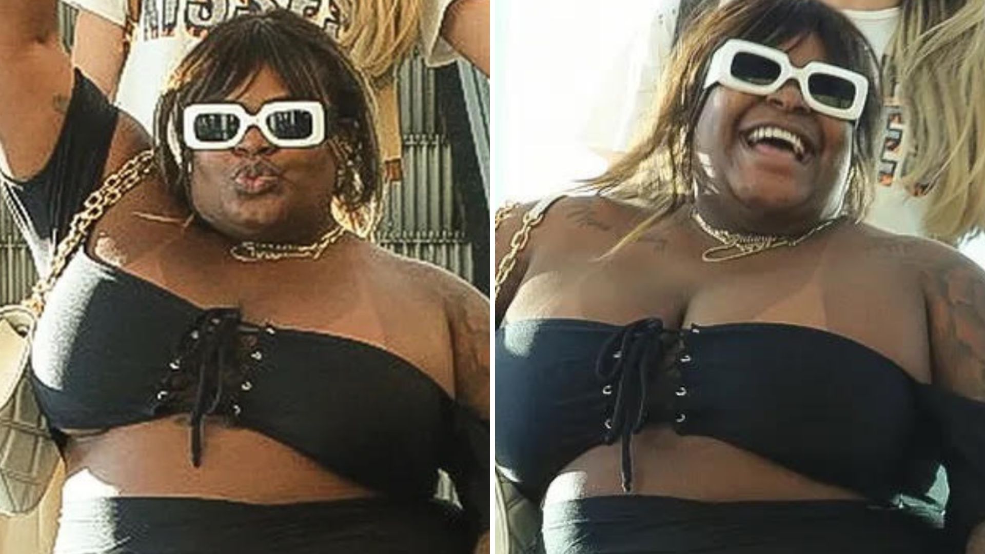 Com look colado, Jojo Todynho mostra resultado dos treinos durante compras no Rio