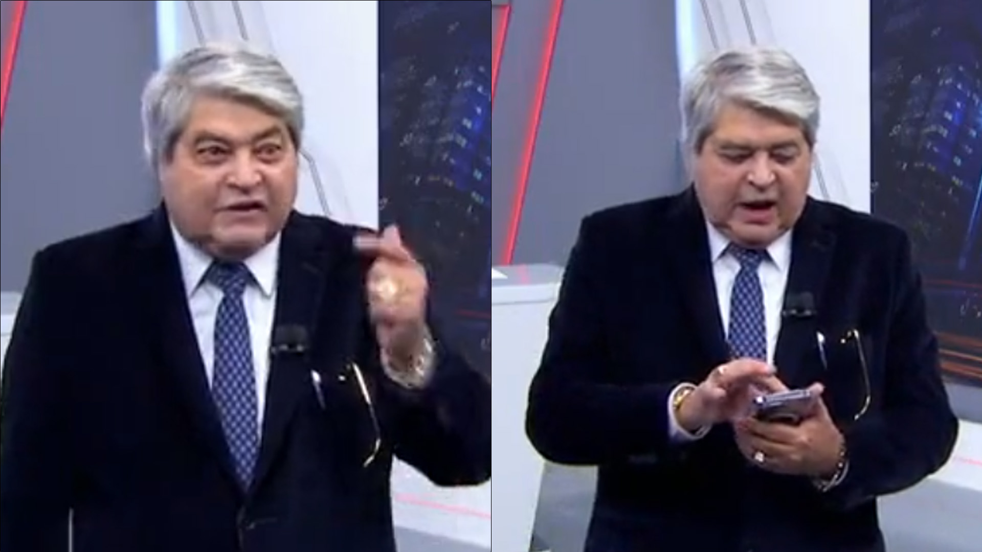 Inacreditável! Datena sofre tentativa de golpe ao vivo no ‘Brasil Urgente’: “Sem vergonha”