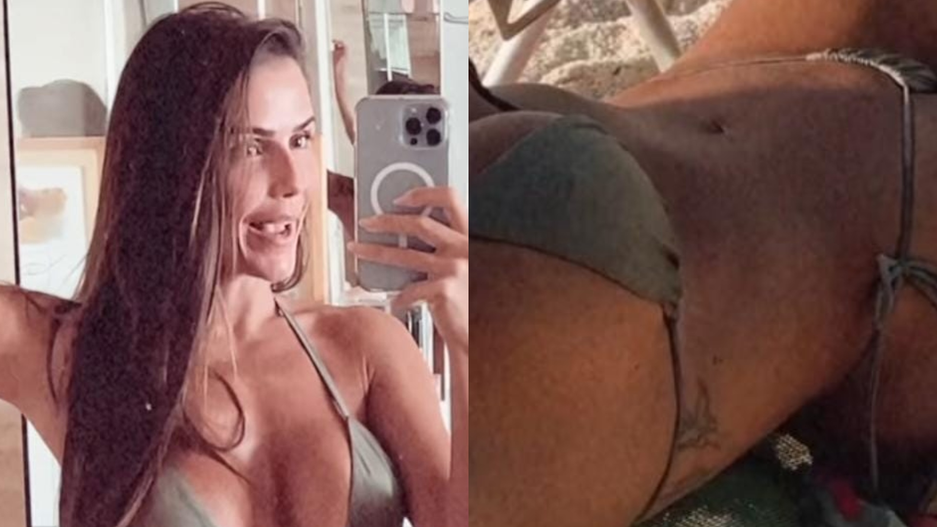 Com biquíni minúsculo, Deborah Secco exibe corpão e quase mostra demais: “Sabadou”