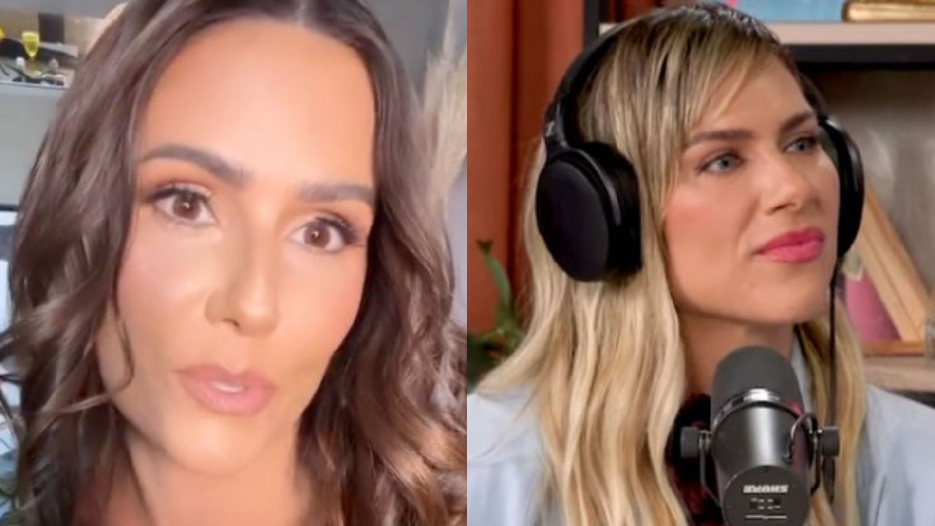 Deborah Secco reforça convite de transa a três para Giovanna Ewbank: “Esperando”