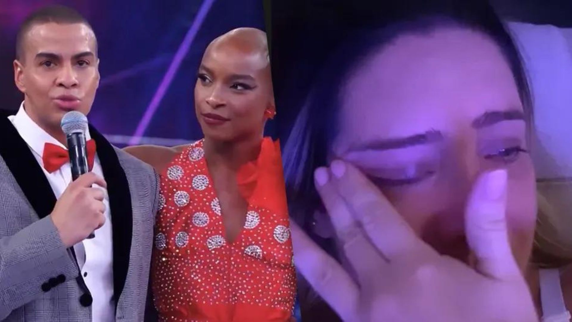 Grávida, esposa de Thiago Oliveira chora após momento ao vivo: “Não esperava”