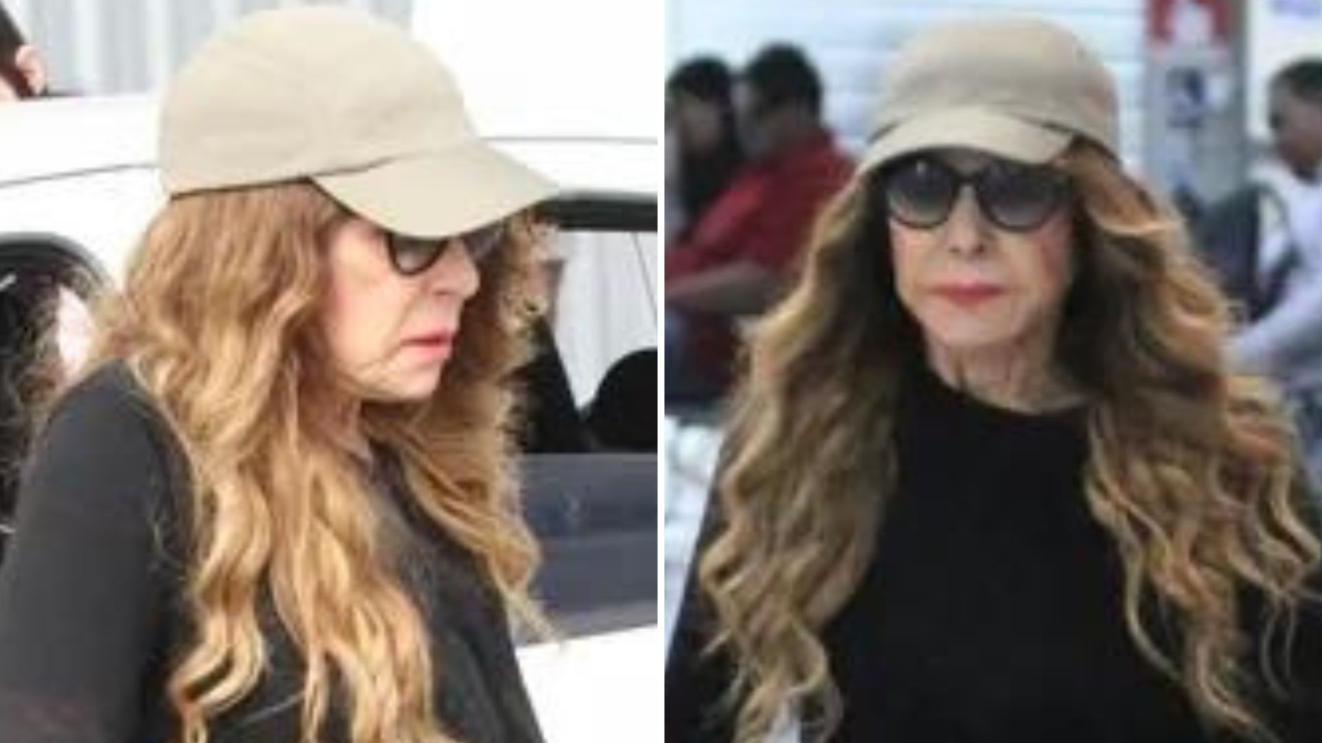 Elba Ramalho falha ao tentar passar despercebida por aeroporto do Rio de Janeiro