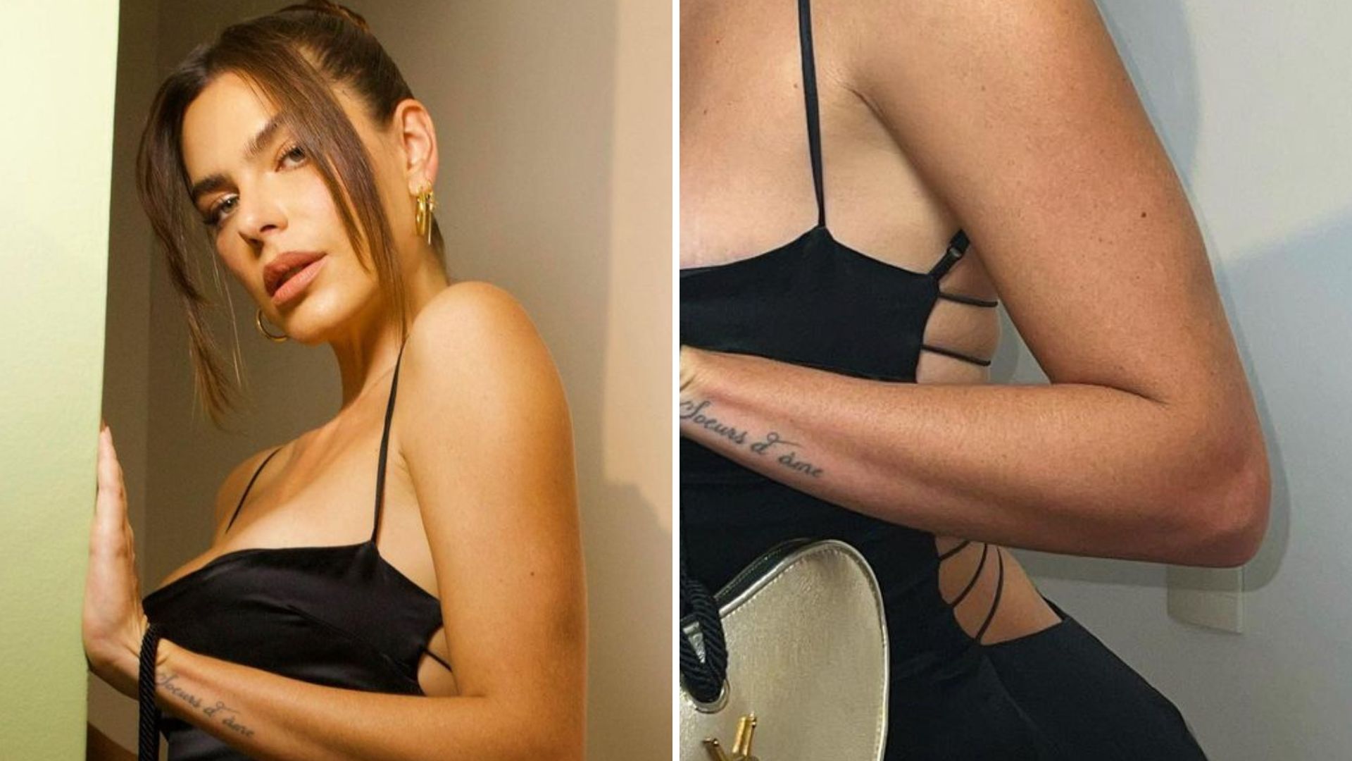 Solteria, ex de Cauã Reymond quase mostra tudo em vestido sem sutiã: “Deusa”