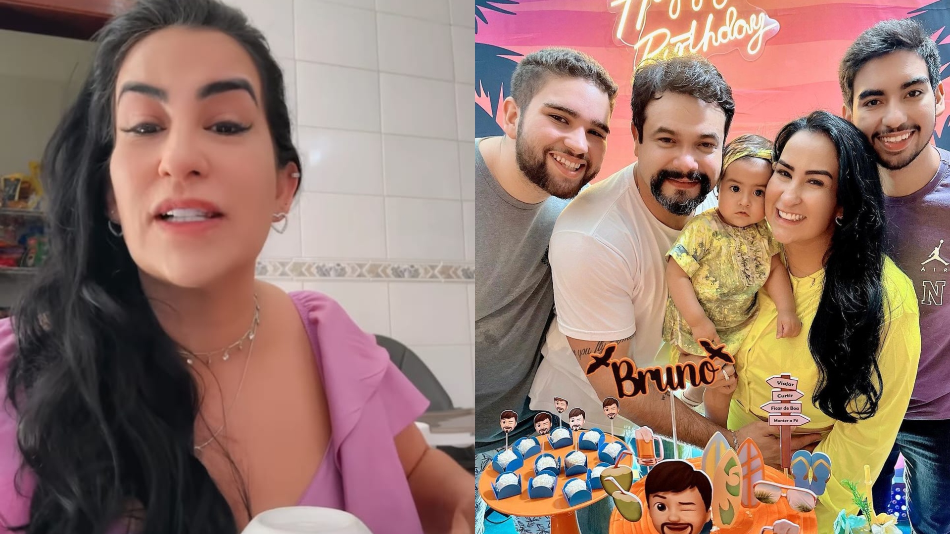 Fabiola Gadelha expõe relação da filha caçula com os irmãos mais velhos: “Achava impossível”