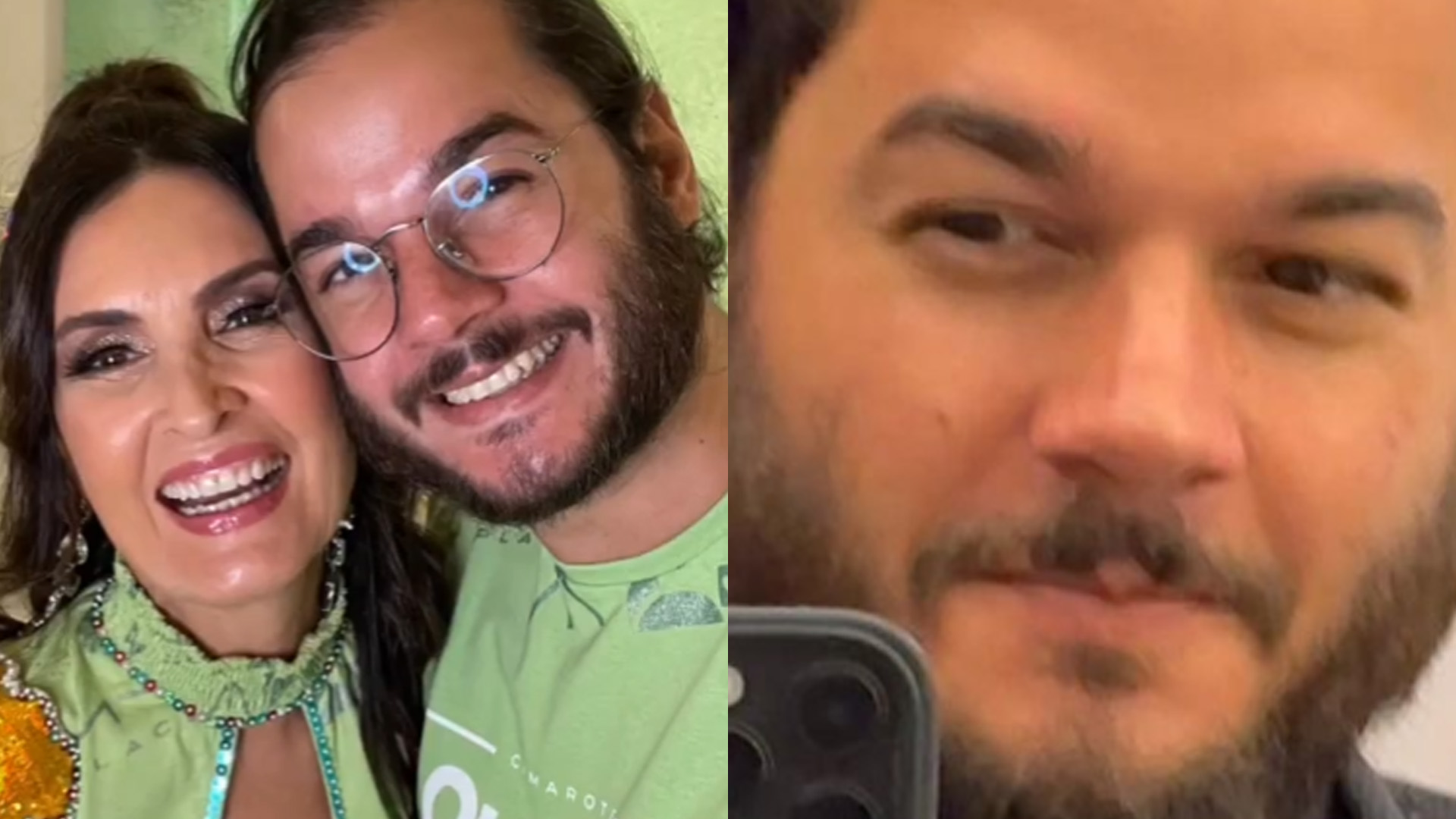 Fátima Bernardes baba pelo novo visual do namorado: “Eu amei”