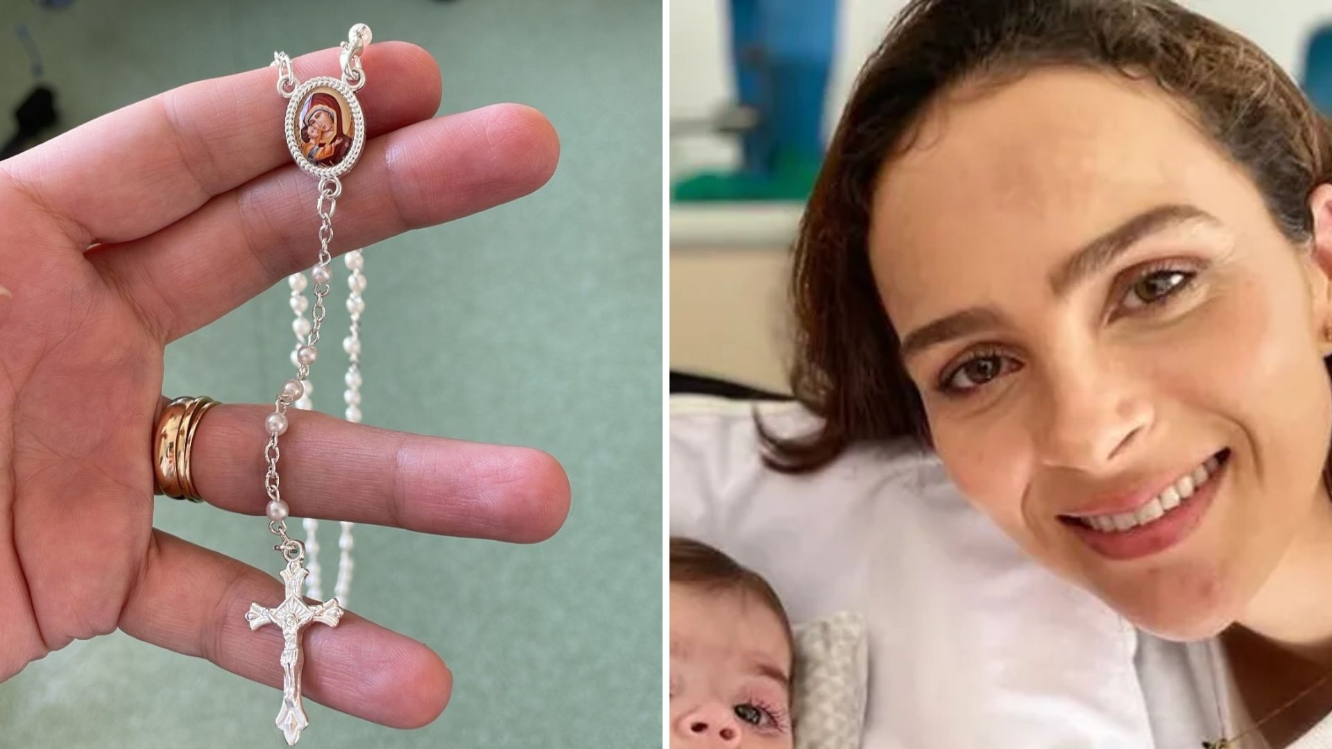 Filha de Juliano Cazarré encara cirurgia e mãe se agarra à fé: “Vazio”