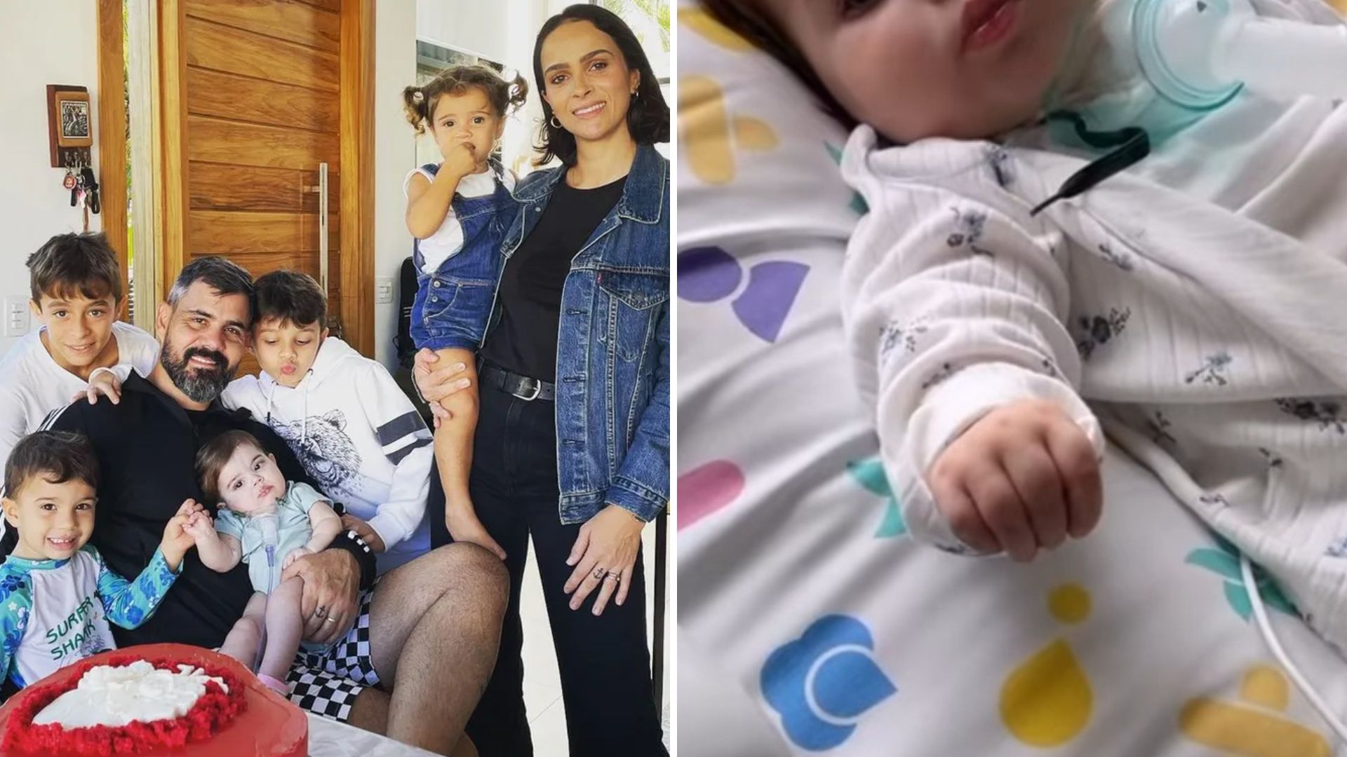 Filha de Letícia e Juliano Cazarré passa por novo procedimento em São Paulo