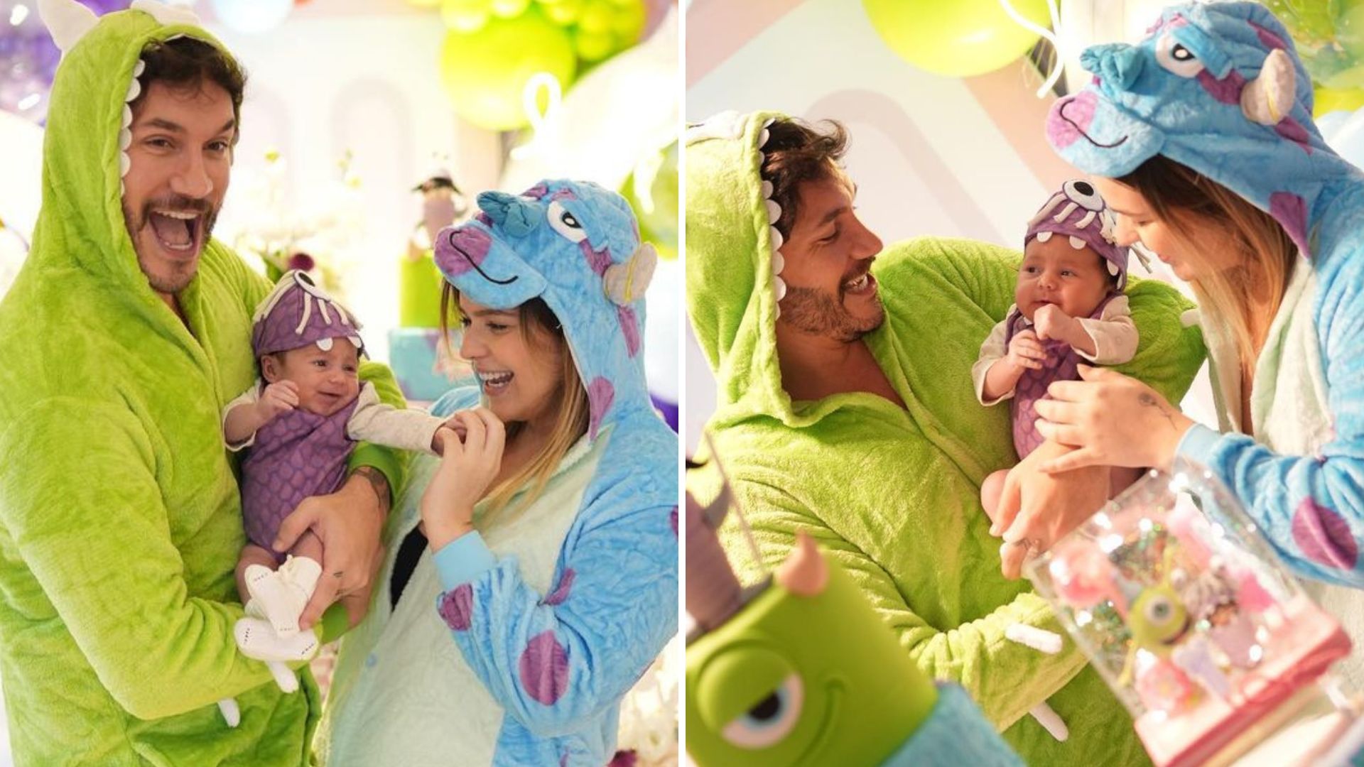 Filha de Viih Tube e Eliezer ganha festão de mesversário: “Só um bolinho”