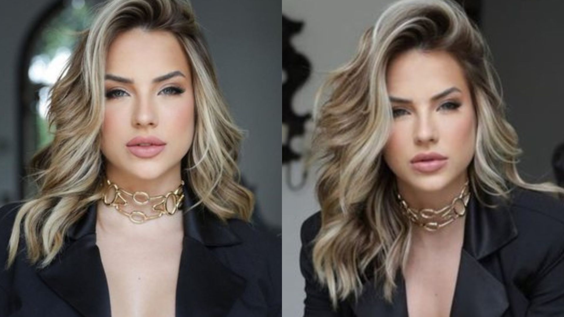 Sem sutiã, Gabi Martins abre o blazer e deixa seios à mostra: “Perfeição”