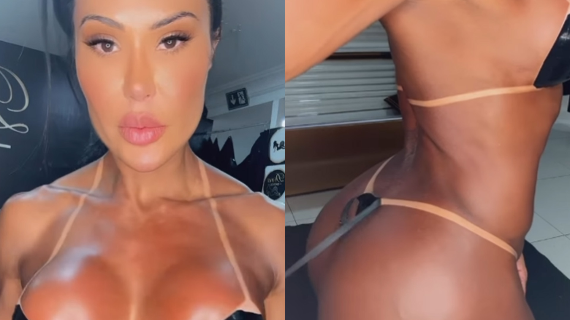 Gracyanne Barbosa arranca biquíni de fita adesiva e “cofrinho” aparece: “Dose de gostosura”
