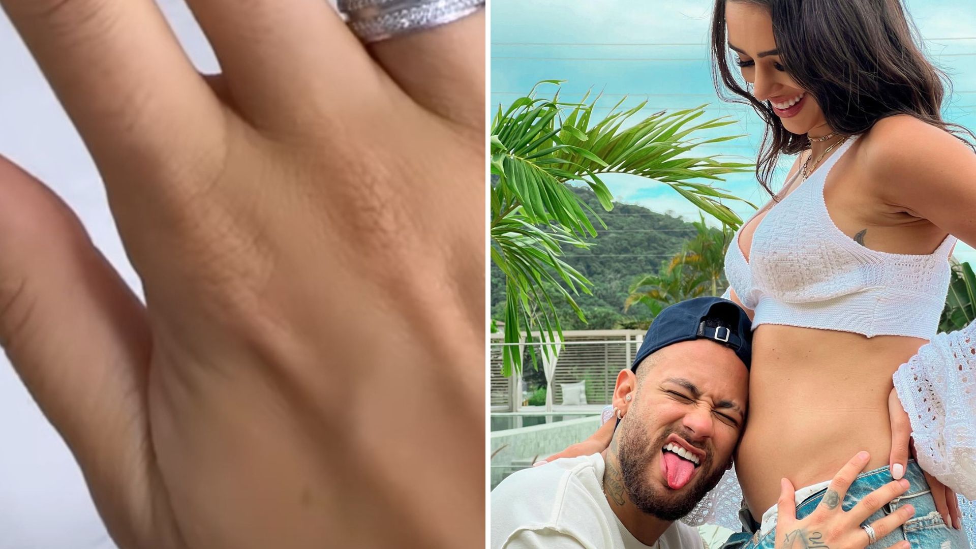 Grávida de Neymar Jr., Bruna Biancardi exibe aliança de compromisso luxuosa; veja