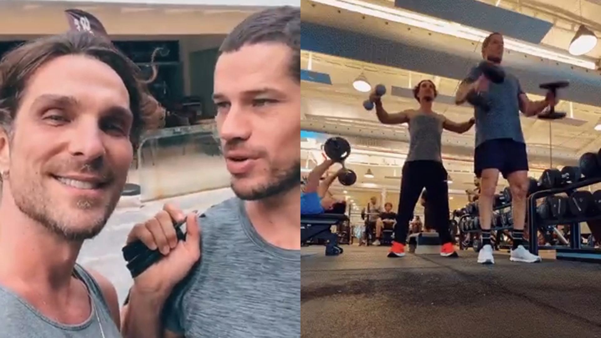 Igor Rickli cobra José Loreto após dia de malhação juntos: “Quando vai assumir?”
