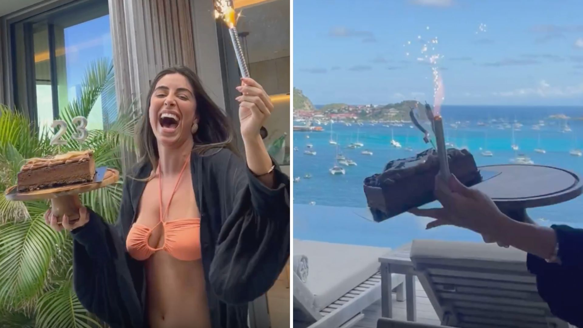Influenciadora nega que derrubou bolo de aniversário do namorado de propósito: “Nunca”