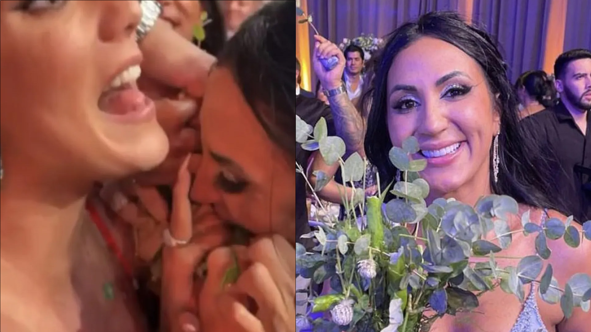 Baixaria! Irmã de Deolane morde mulher em disputa por buquê de casamento: “Peguei”
