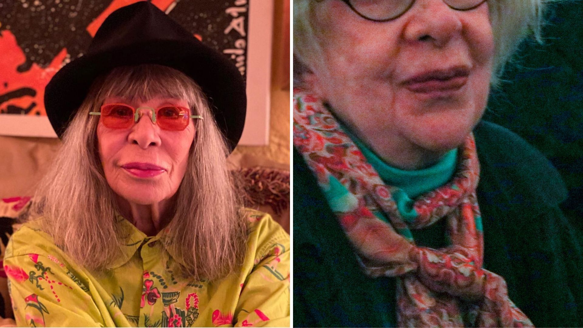 Abatida, irmã de Rita Lee surge em velório e semelhança impressiona fãs